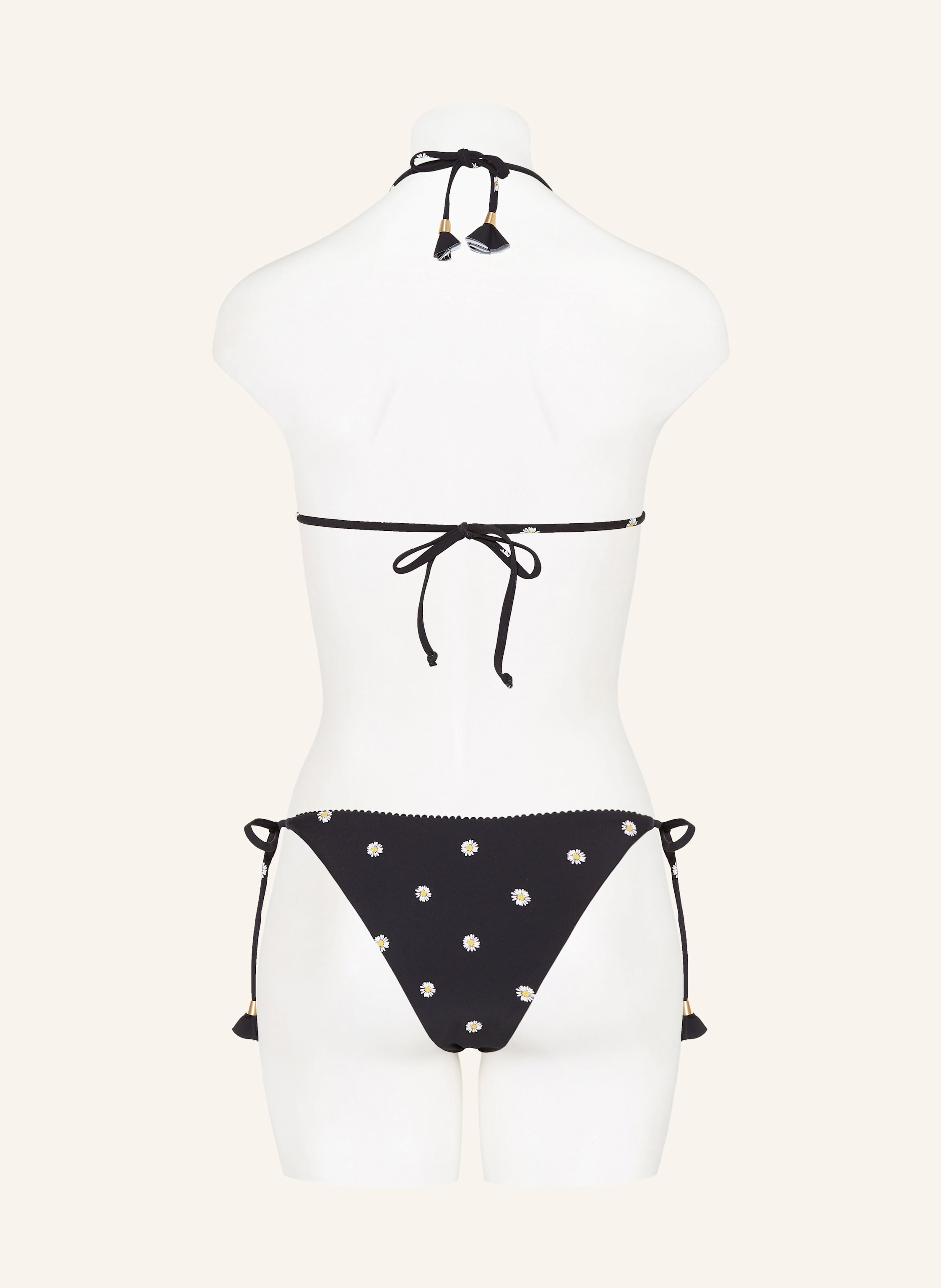 Thumbnail - Seafolly Triangel-Bikini-Top Daisychain schwarz