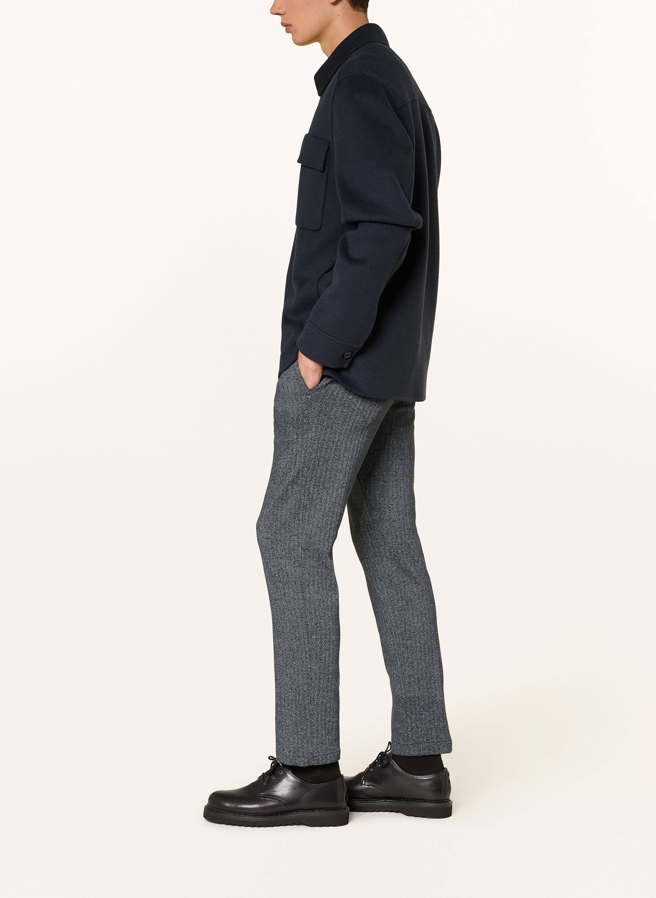 Thumbnail - Drykorn Hose Im Jogging-Stil Deger Regular Fit blau