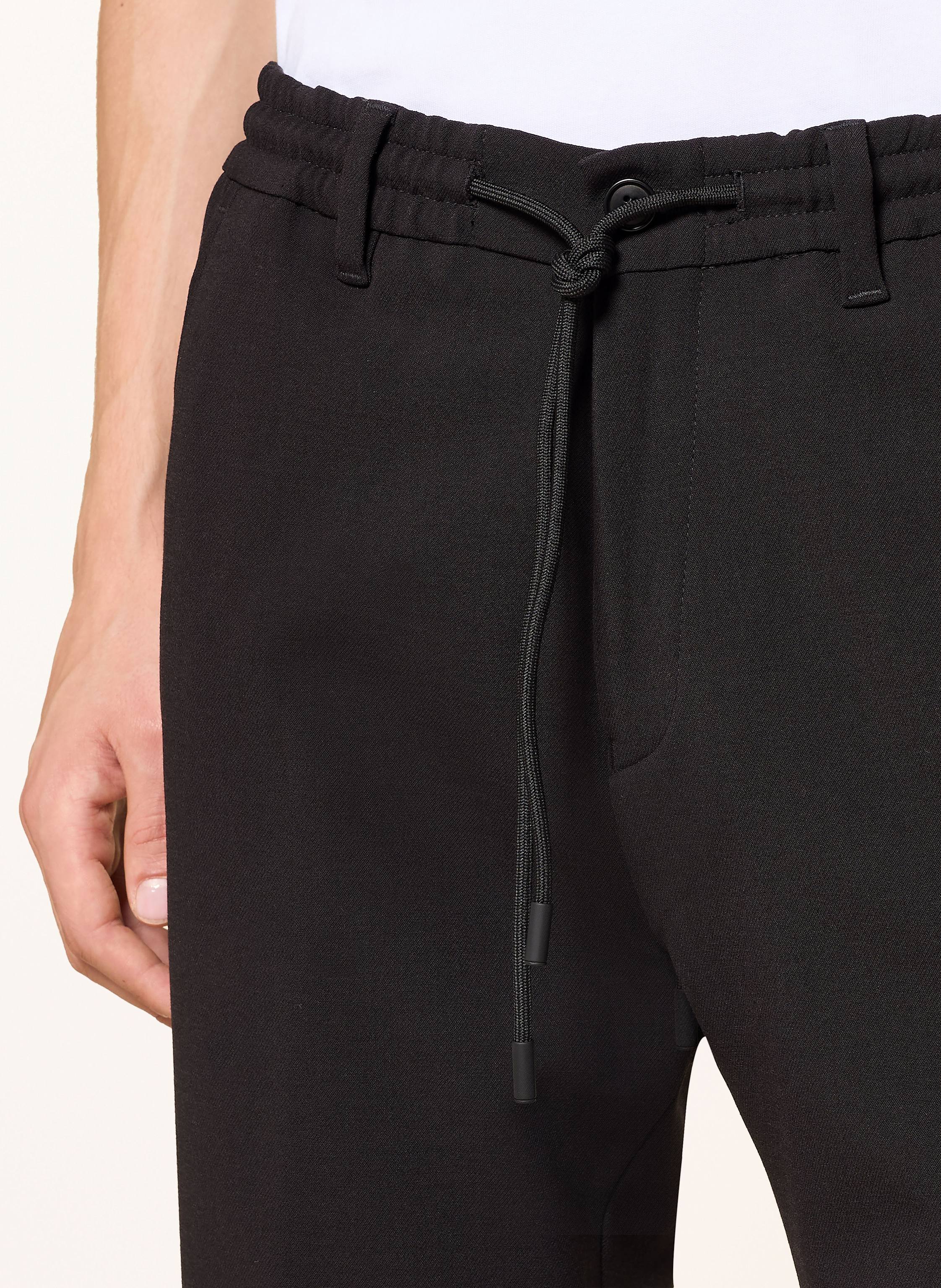 Thumbnail - Drykorn Hose Deger Im Jogging-Stil Extra Slim Fit schwarz