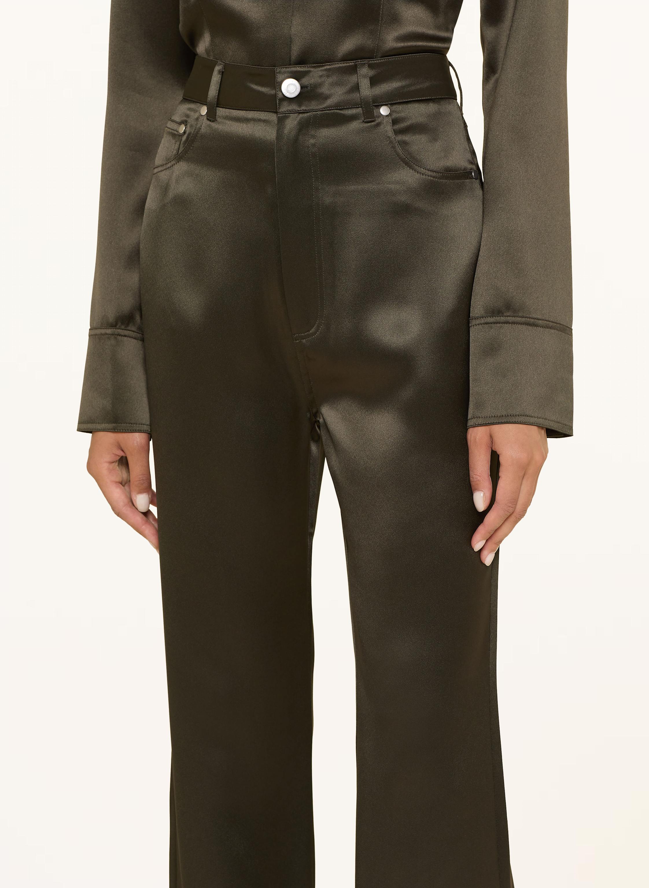 Thumbnail - Nanushka Satinhose Tita gruen