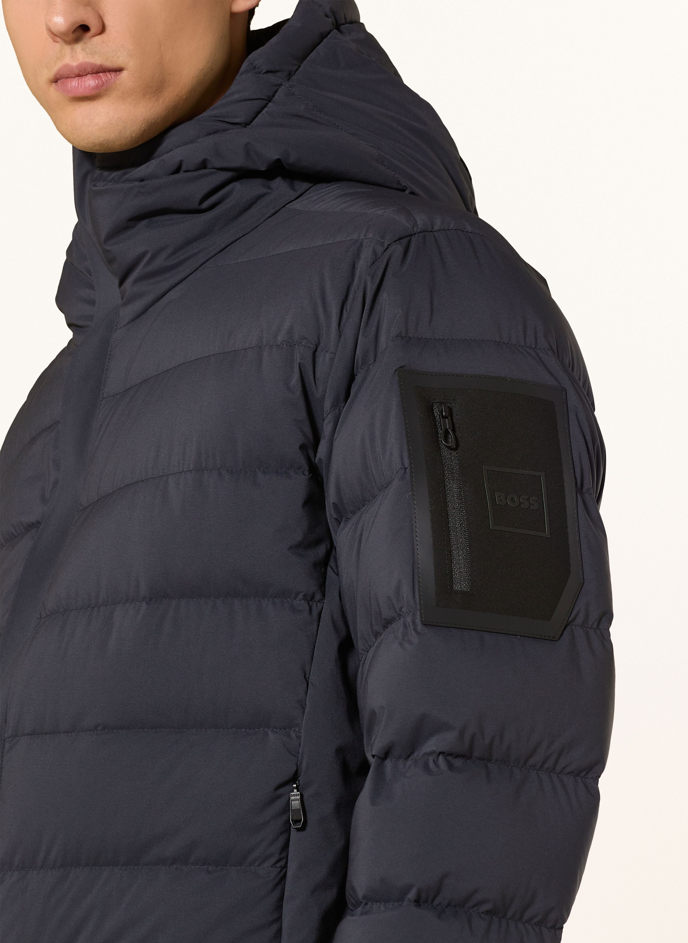 Thumbnail - Boss Daunenjacke Riplite blau