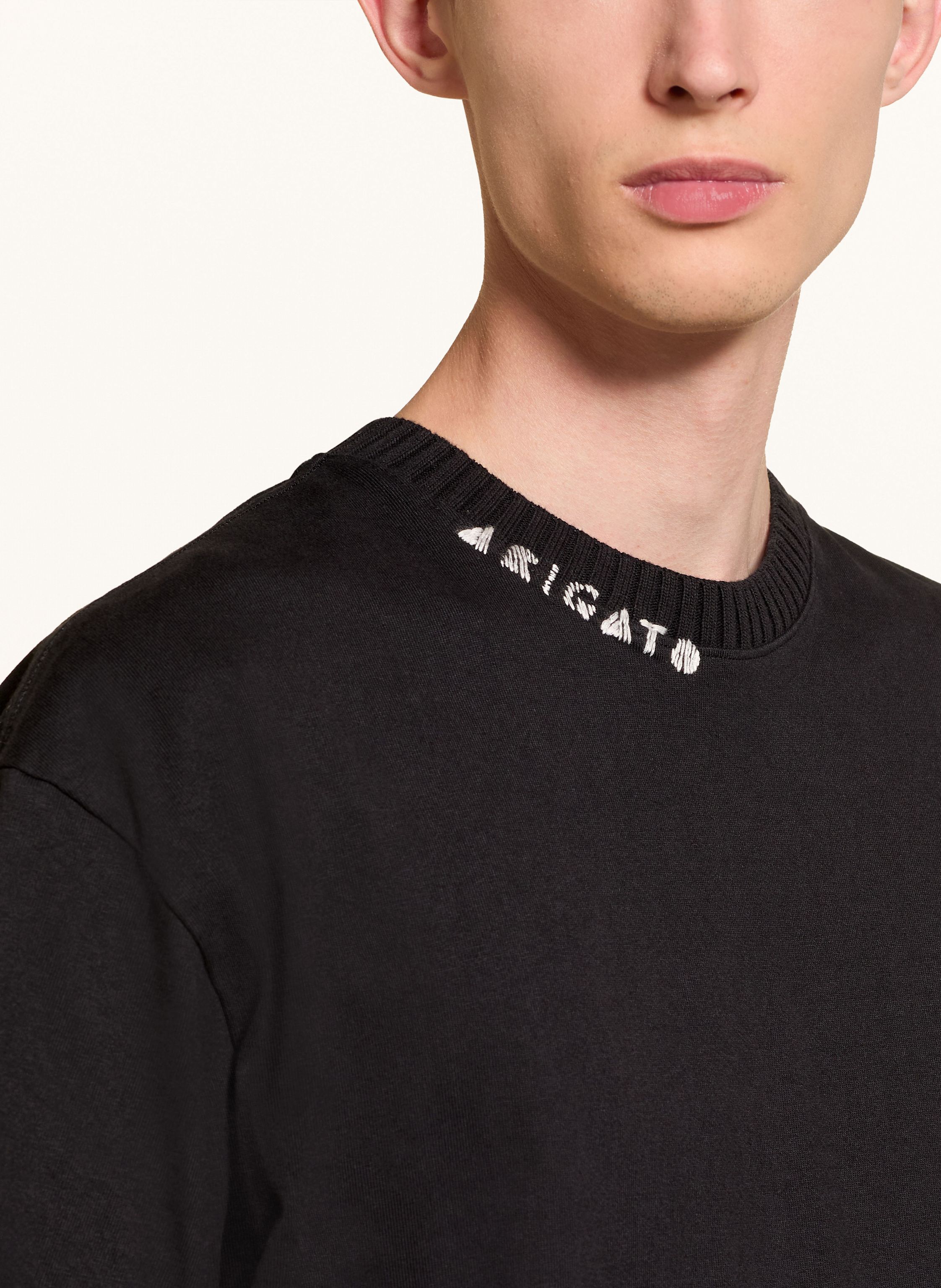 Thumbnail - Axel Arigato T-Shirt Apex Ribbed schwarz