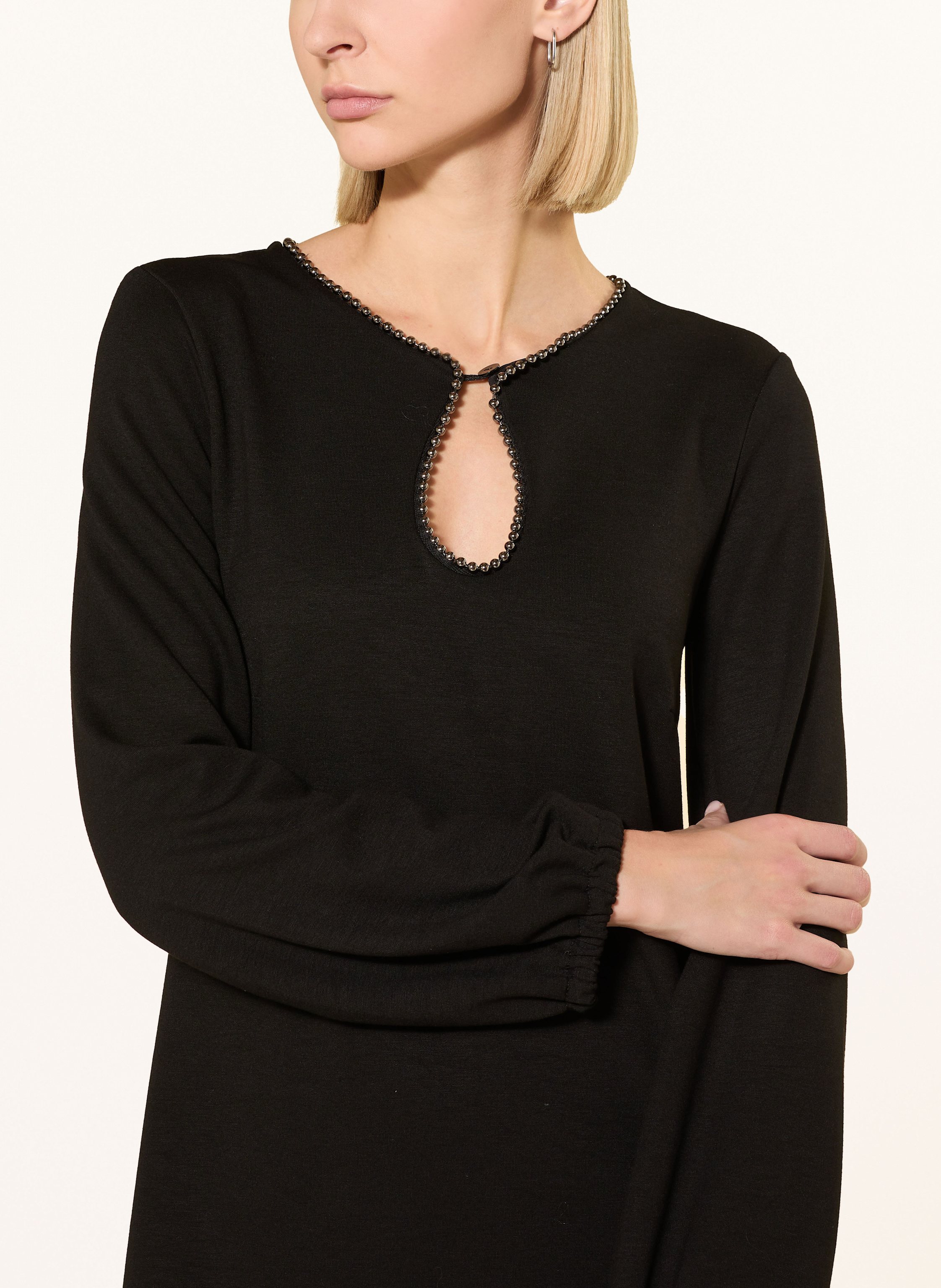 Thumbnail - Ana Alcazar Cocktailkleid Mit Schmuckperlen schwarz