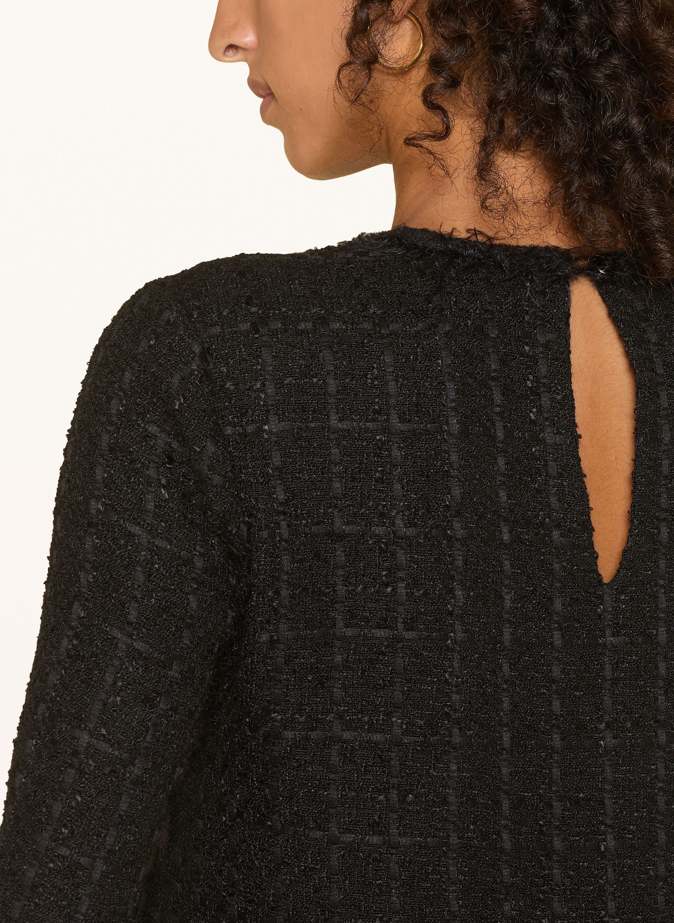 Thumbnail - Ana Alcazar Cocktailkleid Aus Tweed Mit 3/4-Arm schwarz