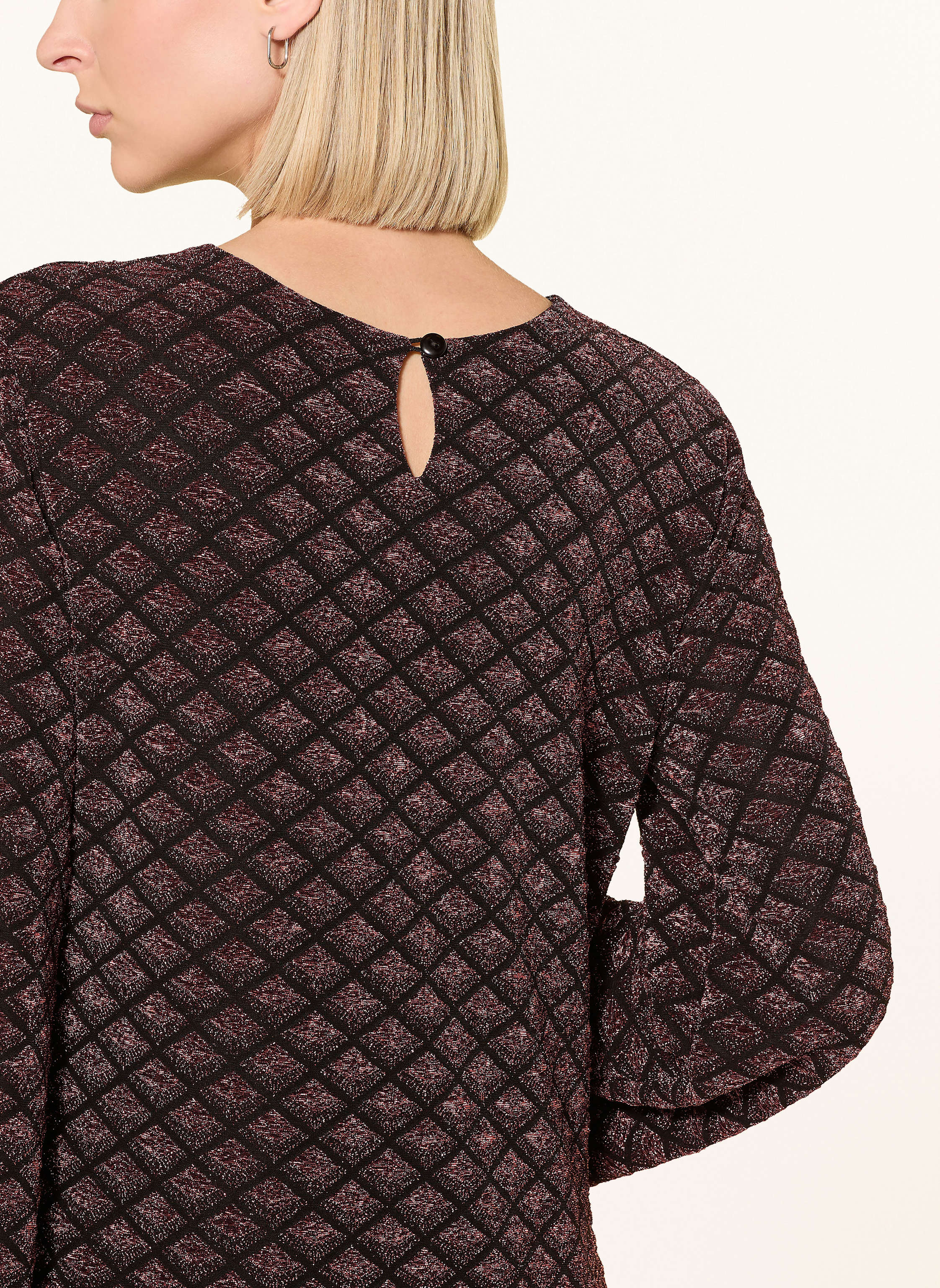 Thumbnail - Ana Alcazar Cocktailkleid Mit Glitzergarn rot