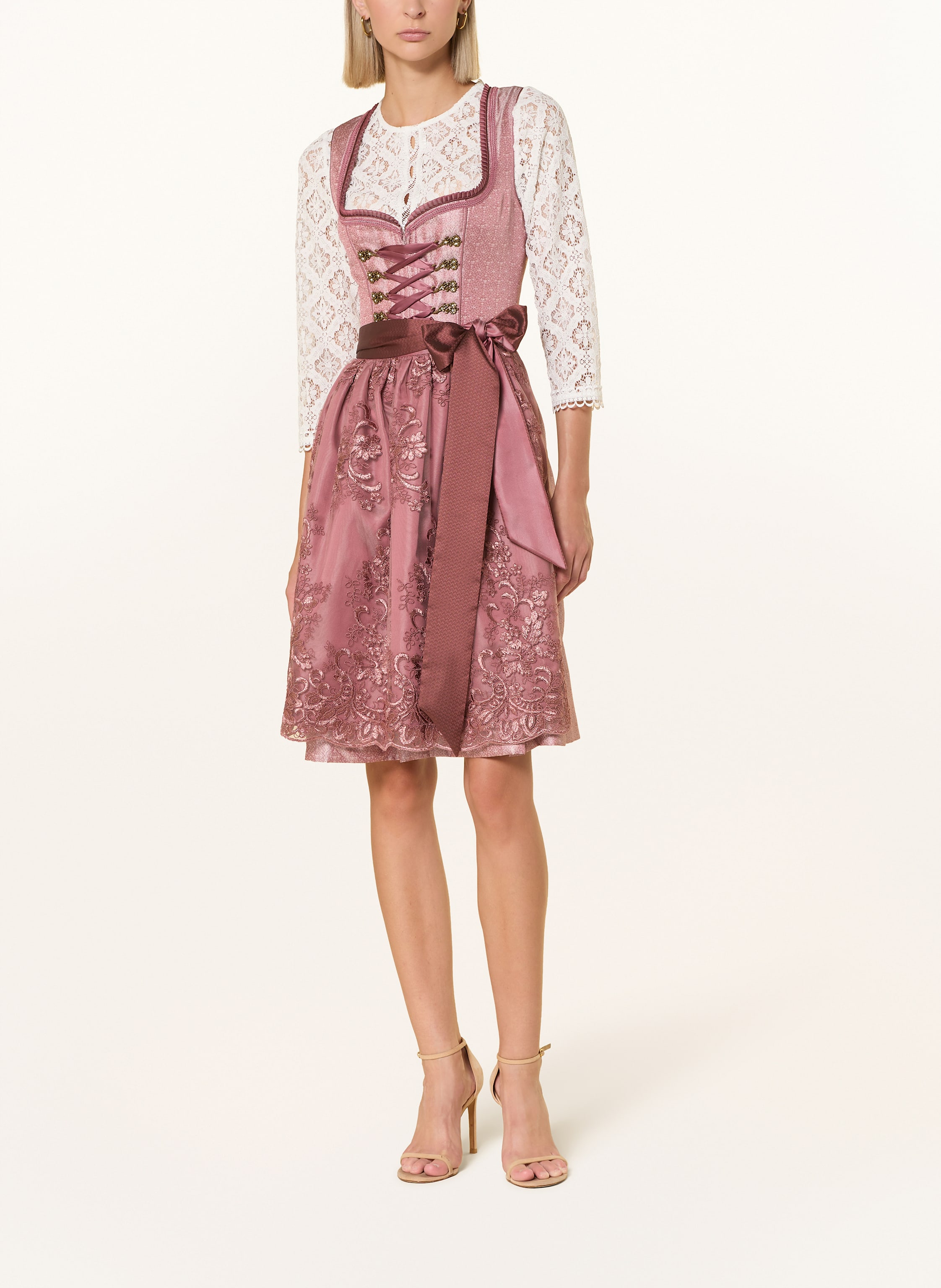 Thumbnail - Krüger Dirndlbluse Dua Mit 3/4-Arm weiss