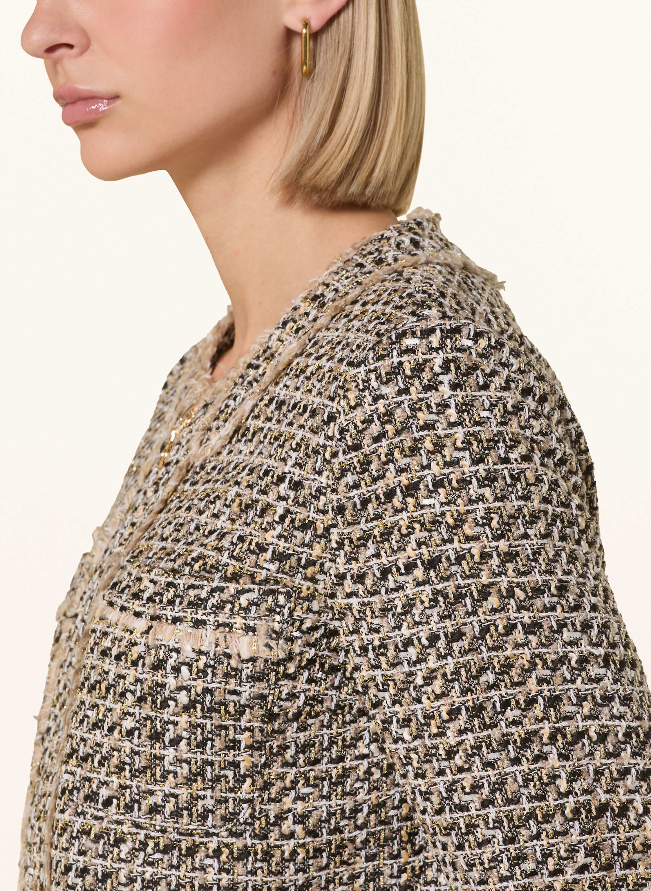 Thumbnail - Betty Barclay Kastenjacke Aus Bouclé schwarz