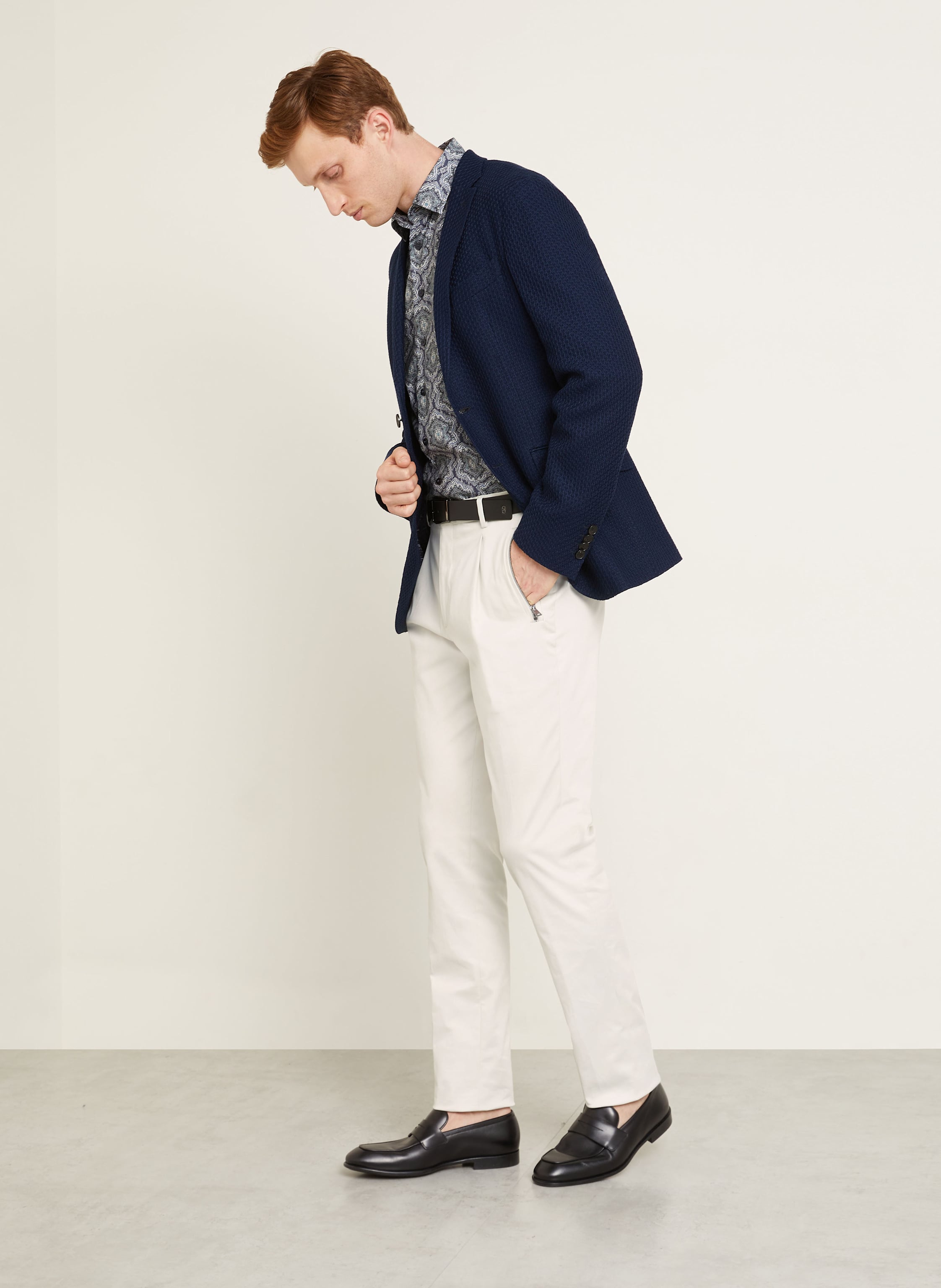 Thumbnail - Etro Chino Slim Fit weiss