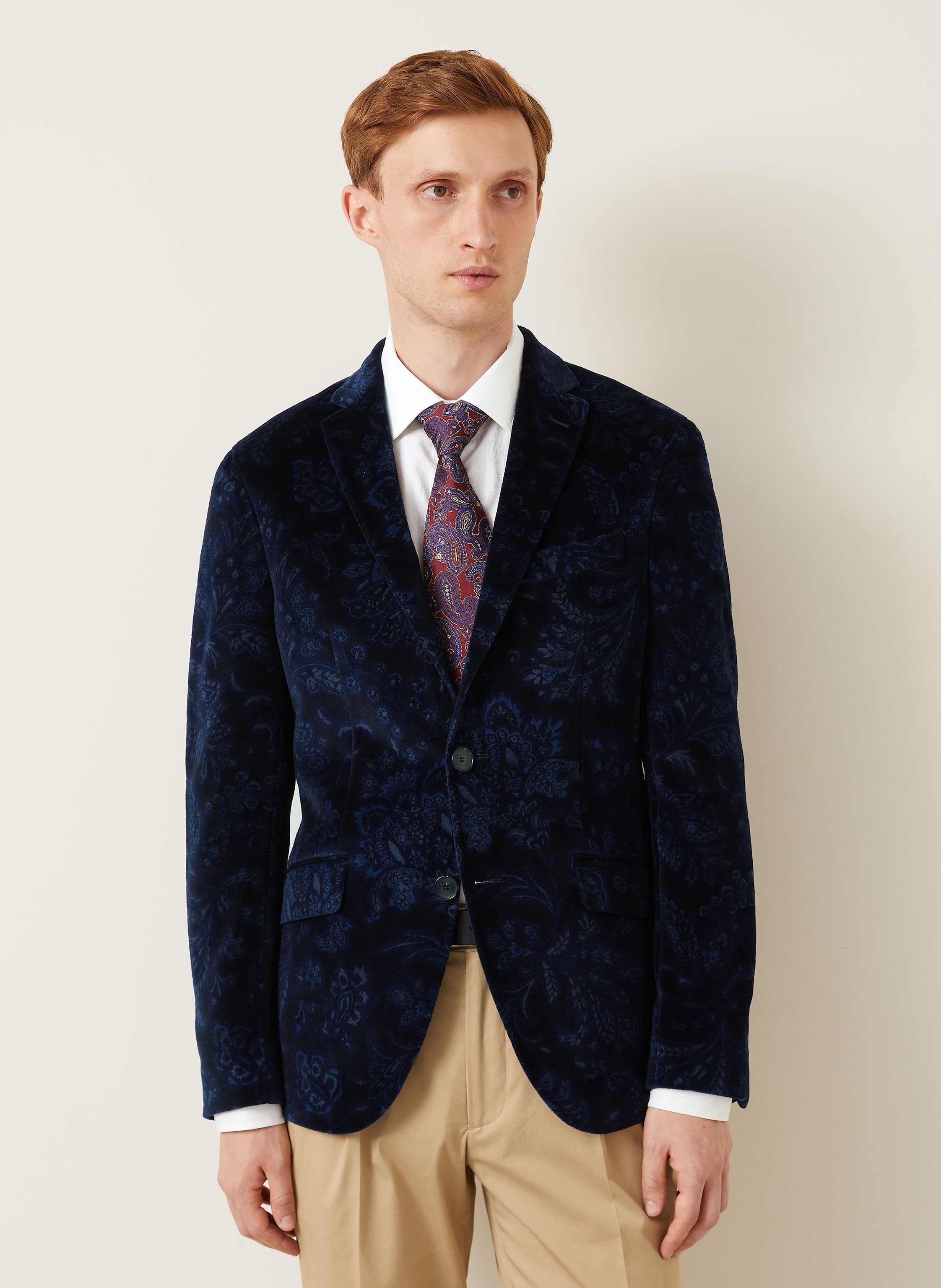 Thumbnail - Etro Sakko Extra Slim Fit blau