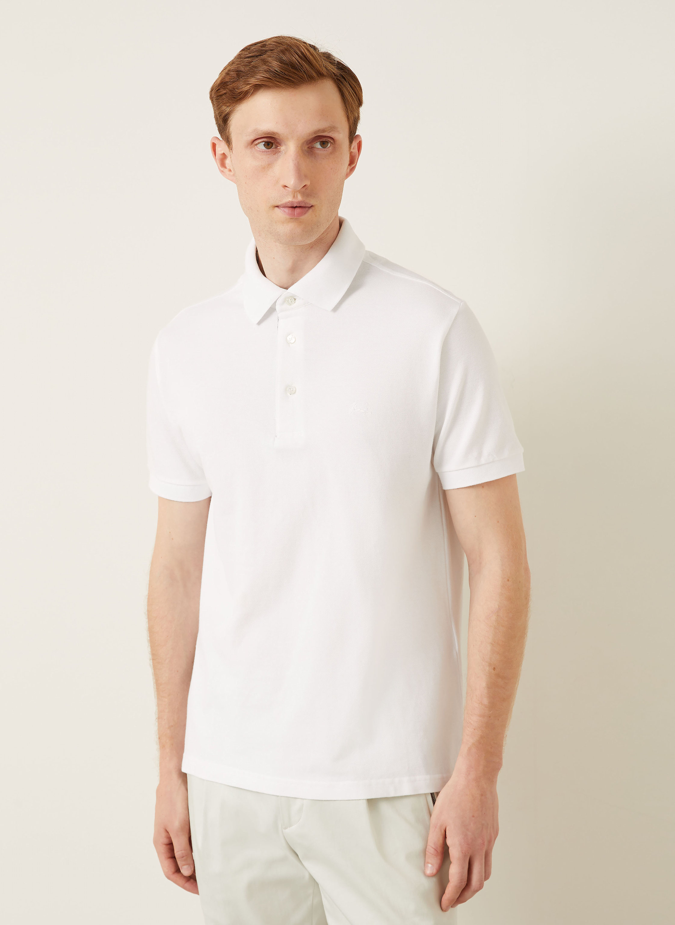 Thumbnail - Etro Piqué-Poloshirt weiss