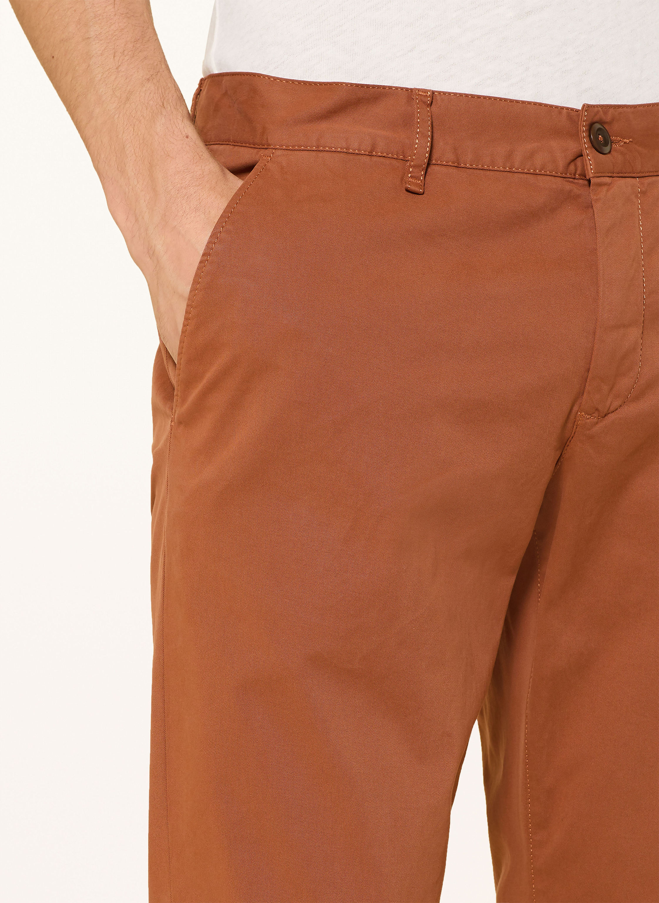 Thumbnail - Alberto Chino Lou-Gabardine Regular Fit braun