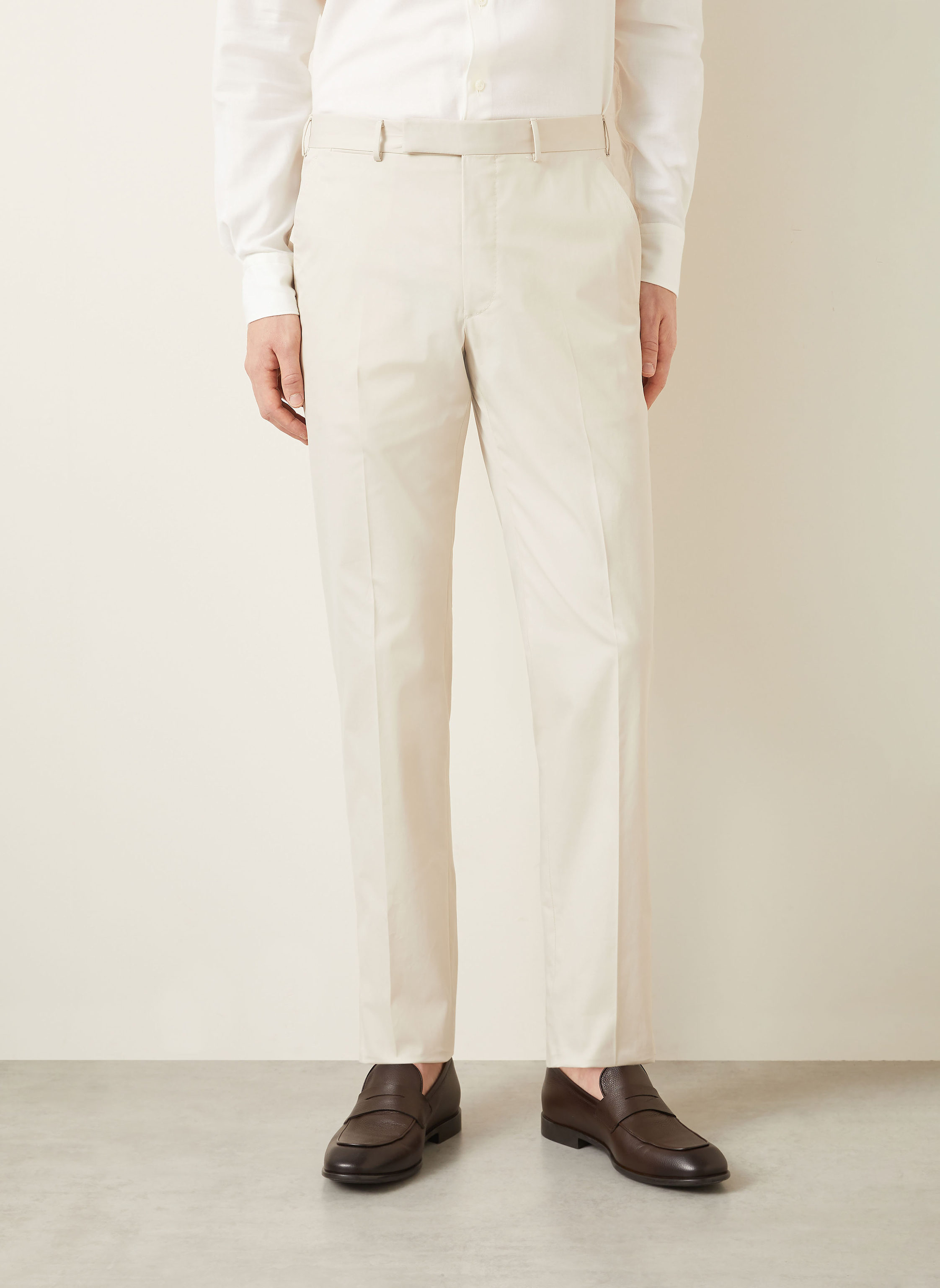 Thumbnail - Zegna Chino Regular Fit weiss