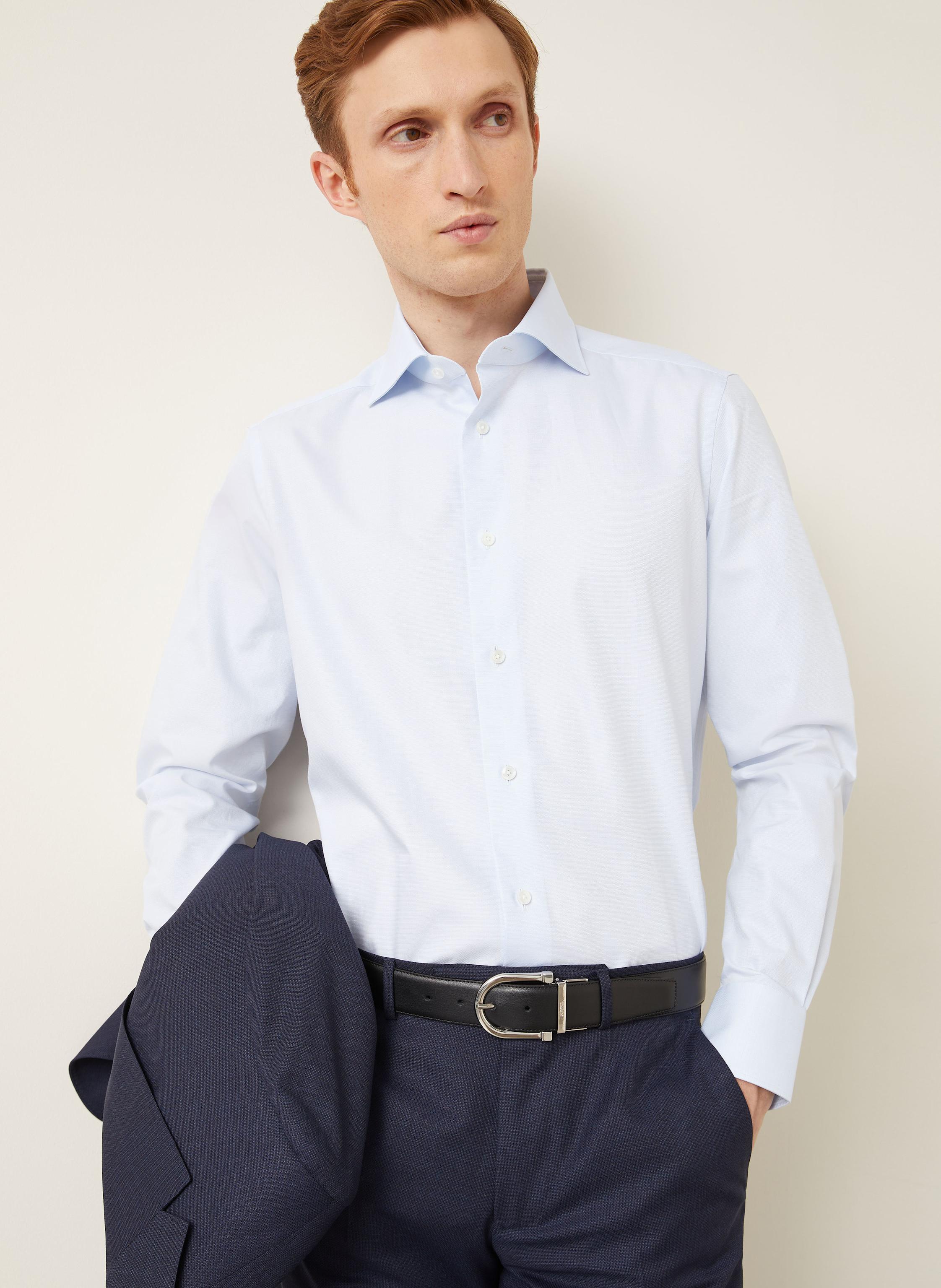 Thumbnail - Zegna Hemd Trofeo™ Slim Fit blau