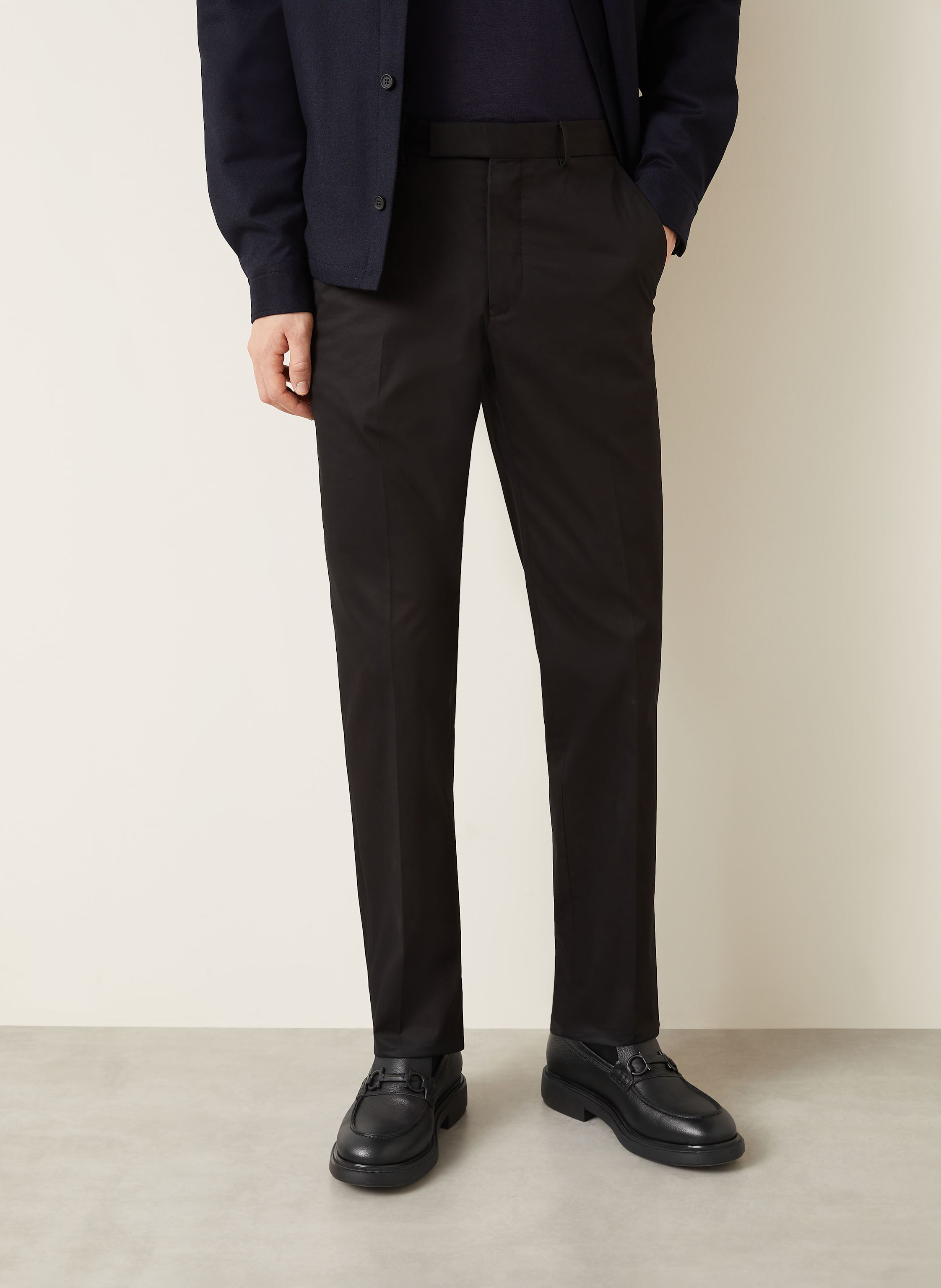 Thumbnail - Zegna Chino Regular Fit schwarz