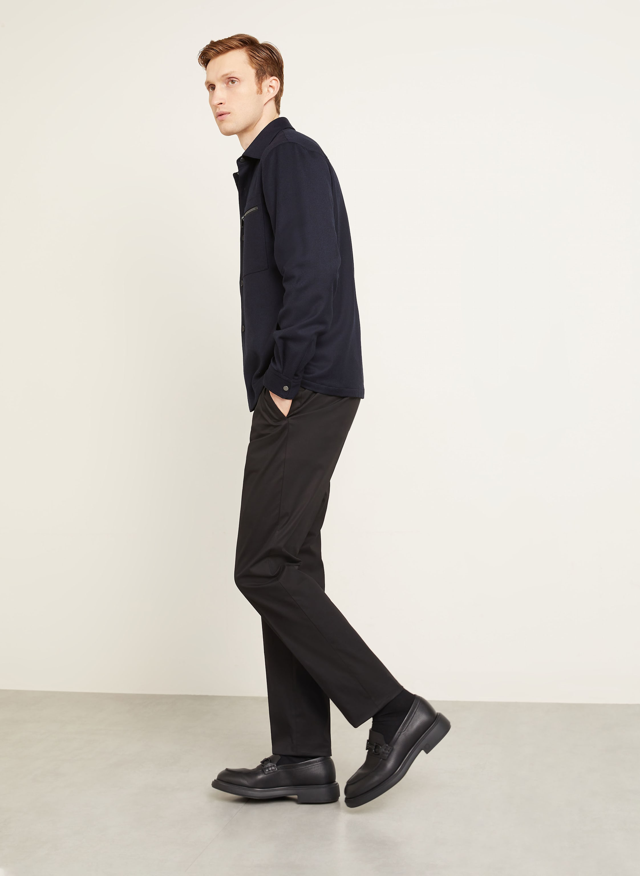Thumbnail - Zegna Chino Regular Fit schwarz