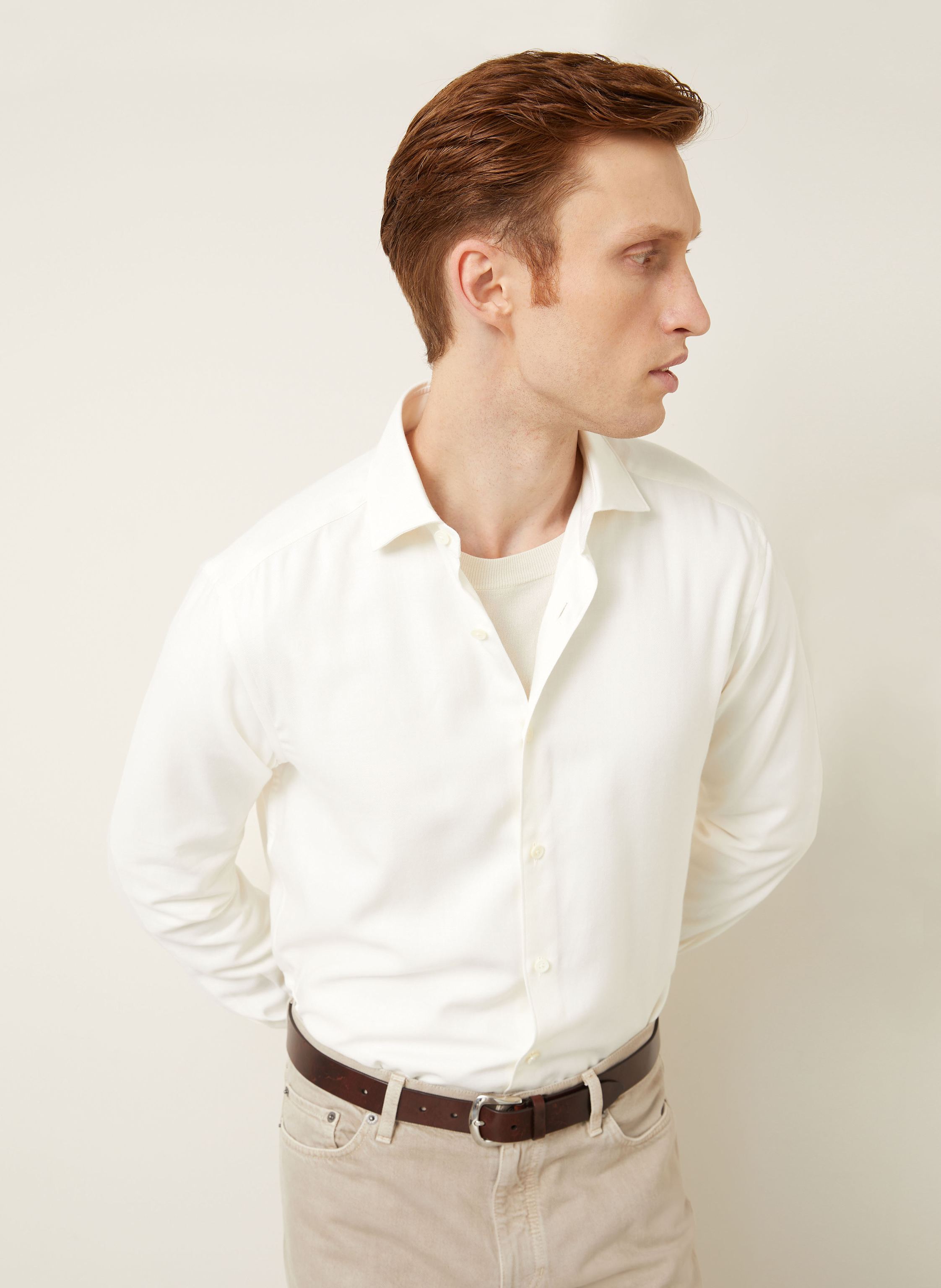 Thumbnail - Zegna Hemd Regular Fit weiss