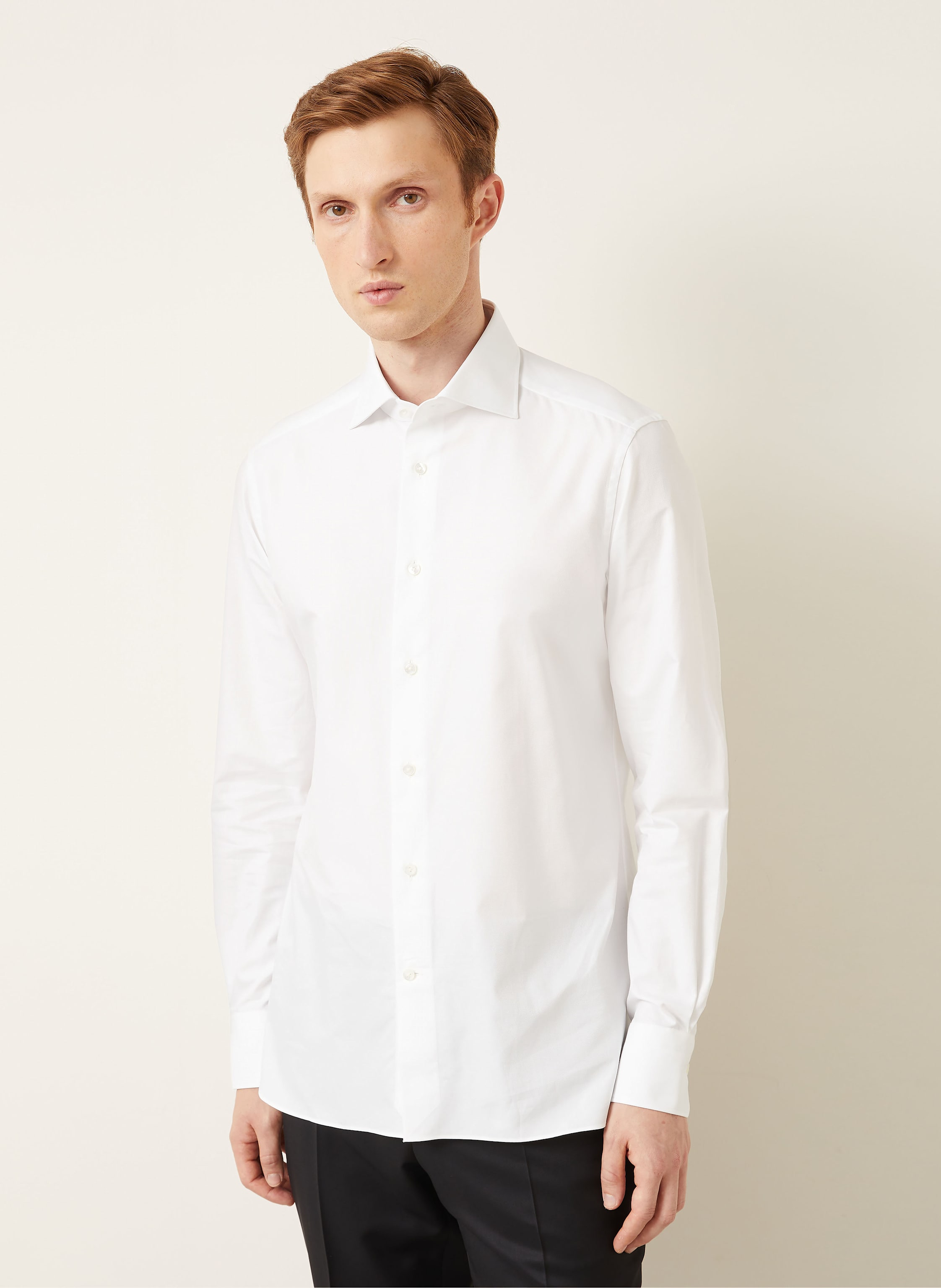 Thumbnail - Zegna Hemd Trofeo™ Slim Fit weiss