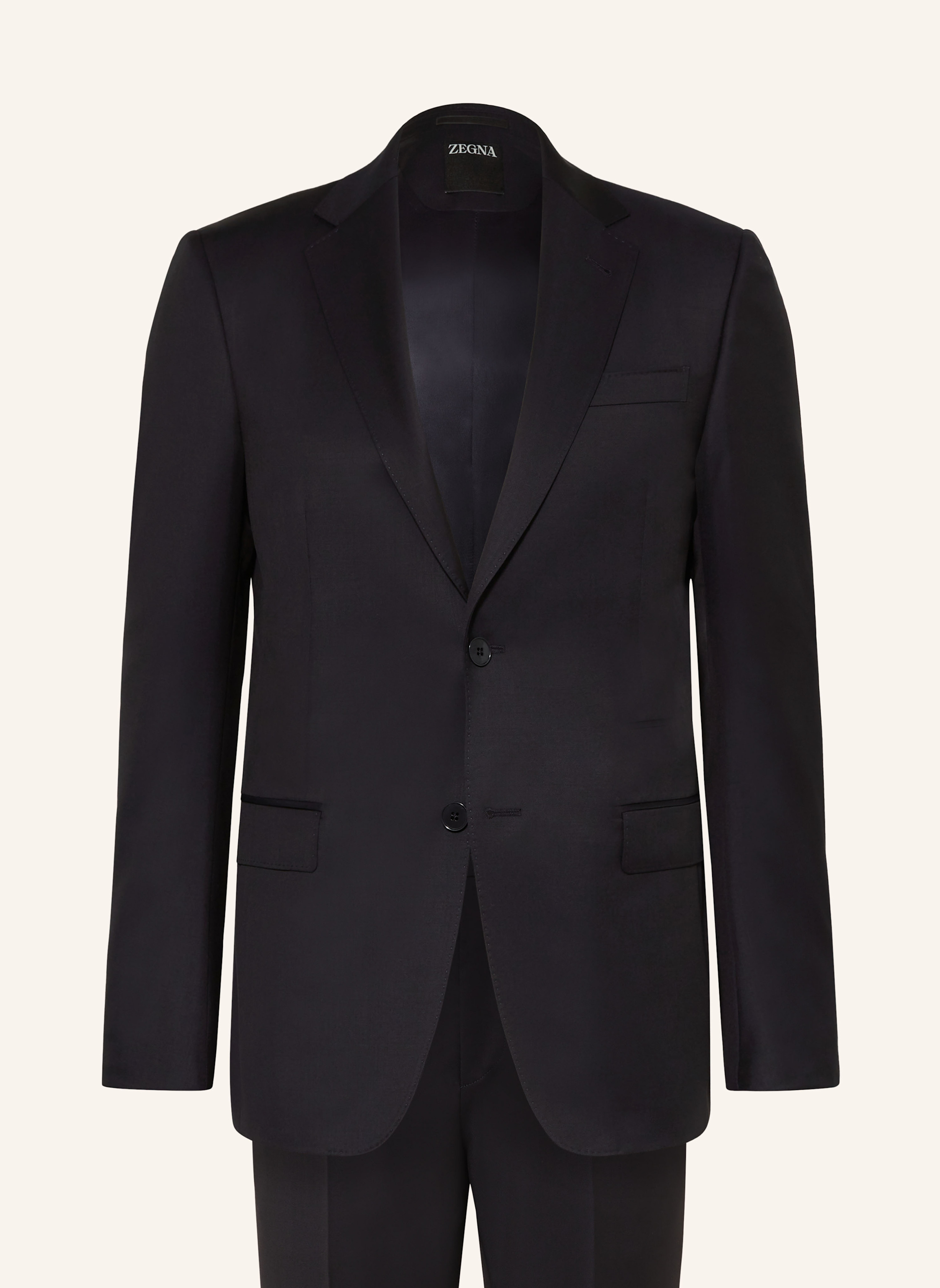 Zegna Zegna Anzug Slim Fit blau in DUNKELBLAU