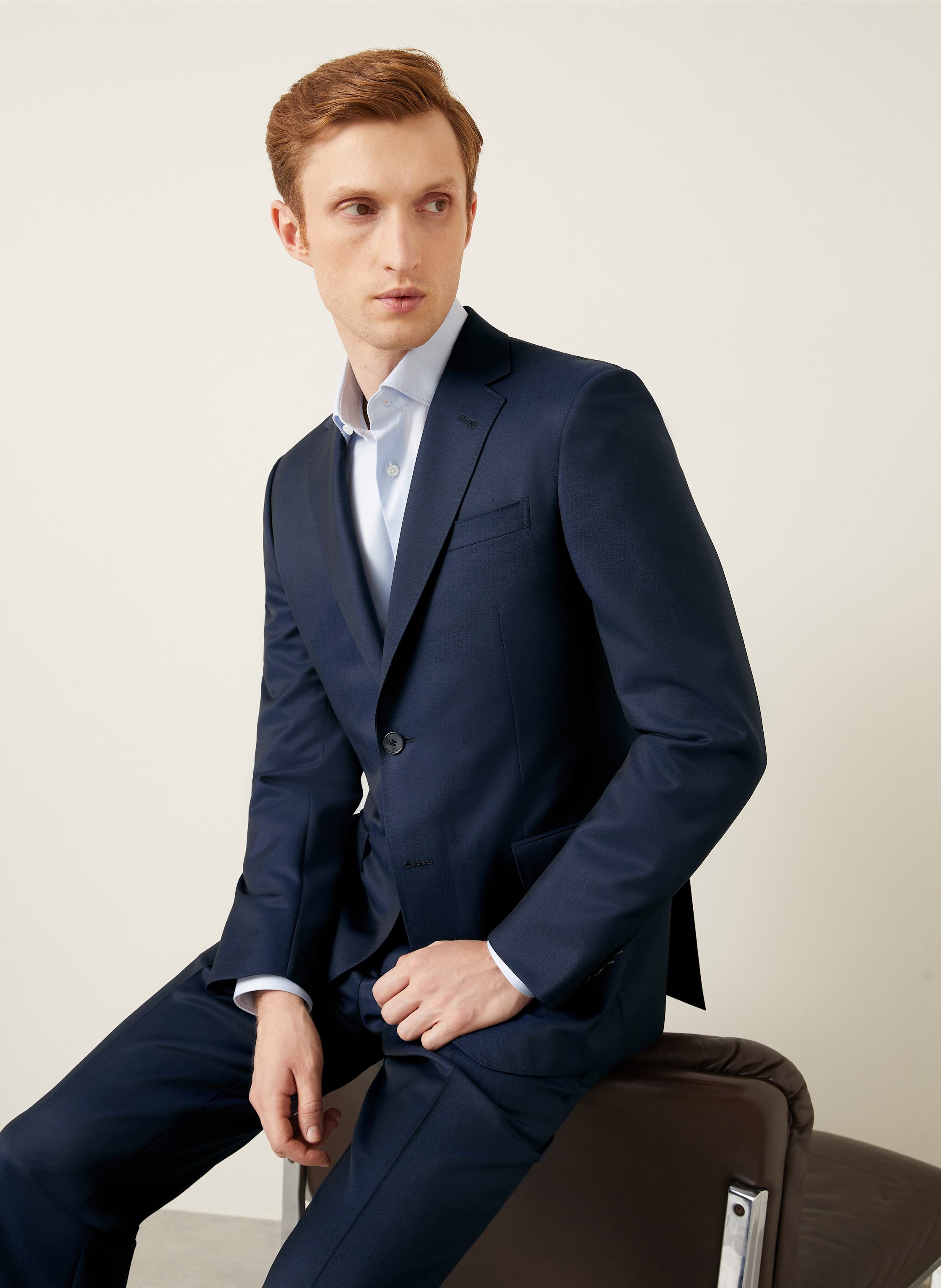 Thumbnail - Zegna Anzug Slim Fit blau