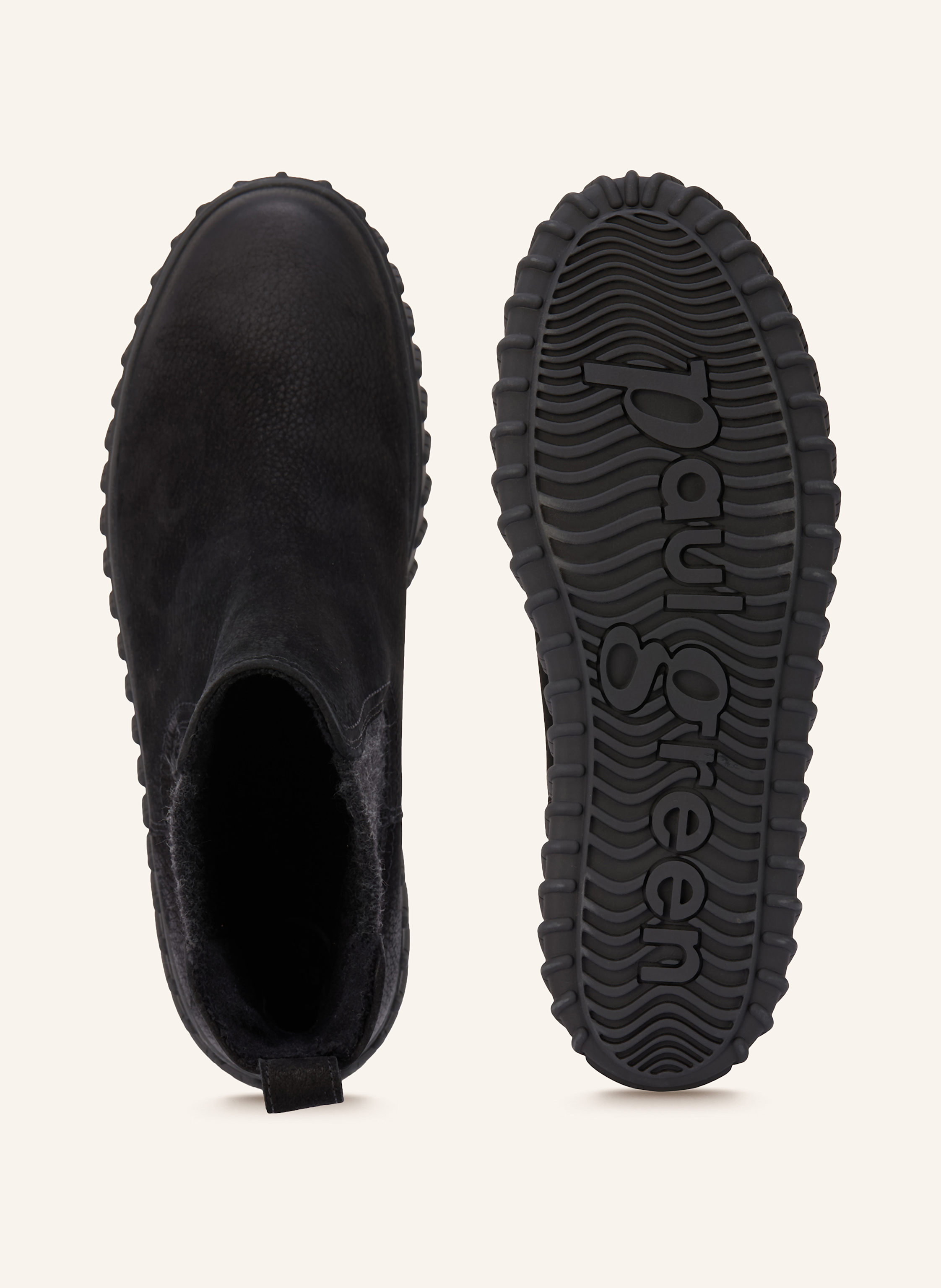 Thumbnail - Paul Green Chelsea-Boots Mit Merinowolle schwarz