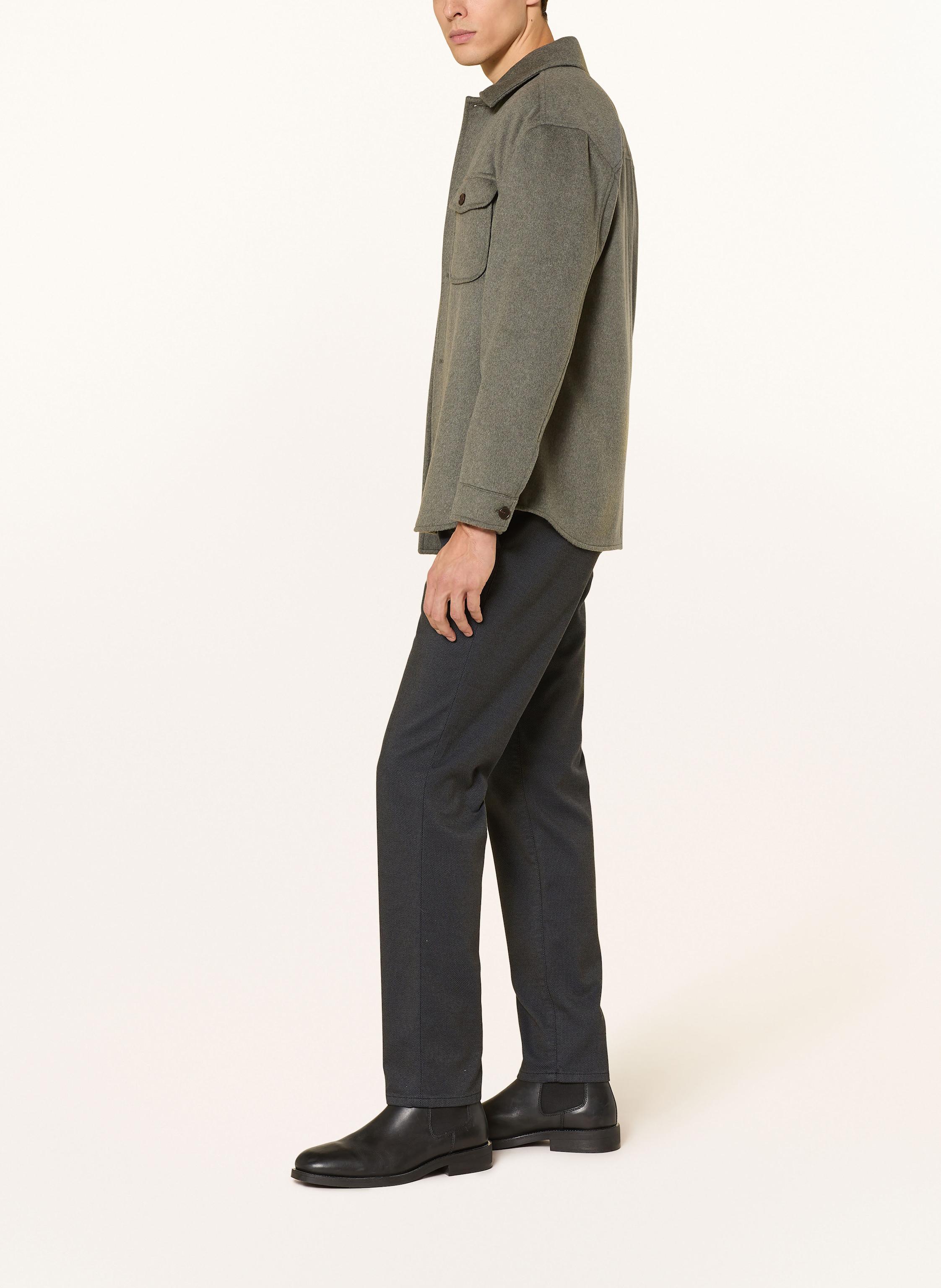 Thumbnail - Alberto Chino Lou-New Wool Look Regular Fit blau