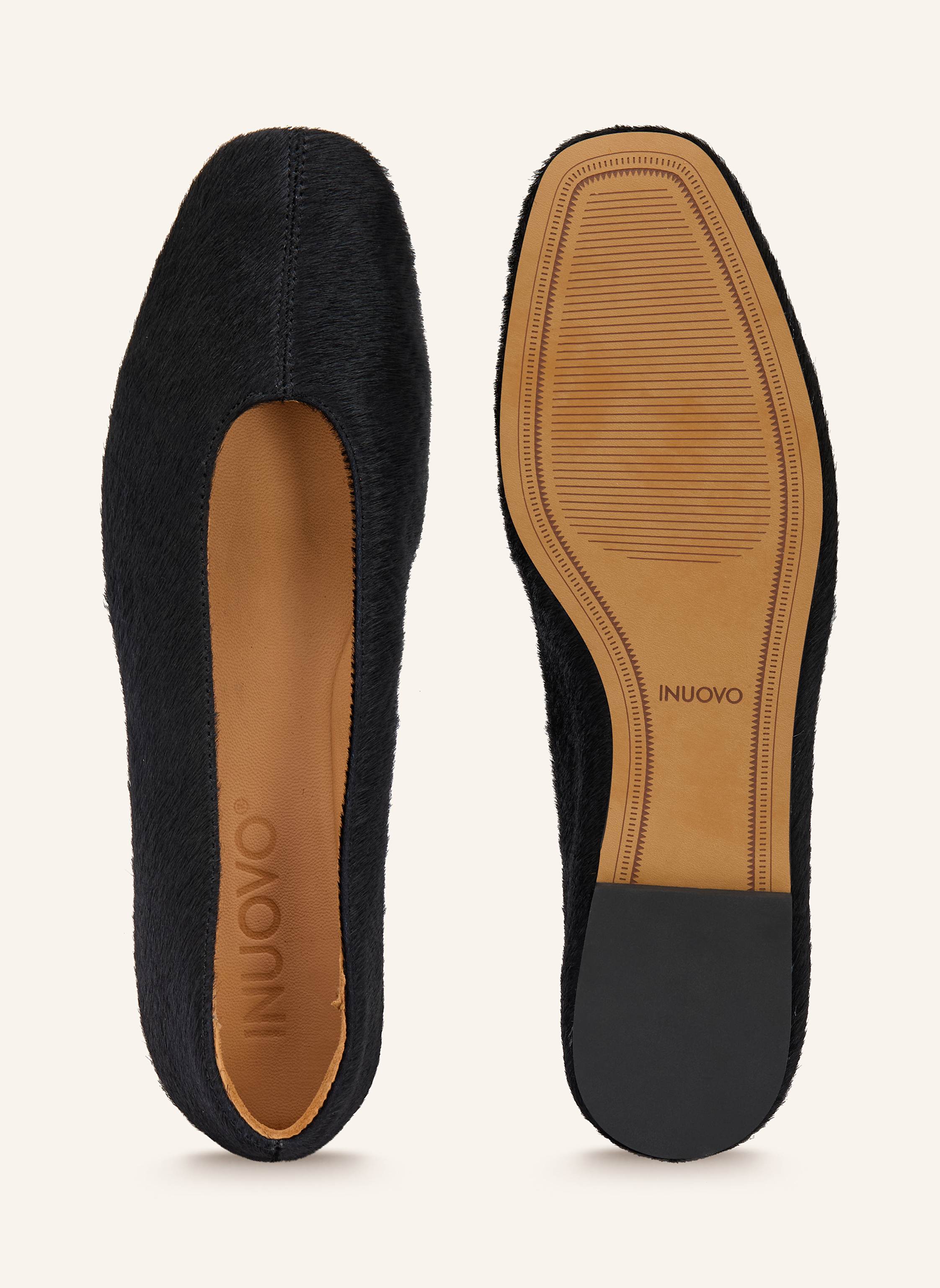 Thumbnail - Inuovo Ballerinas Pony 01 schwarz