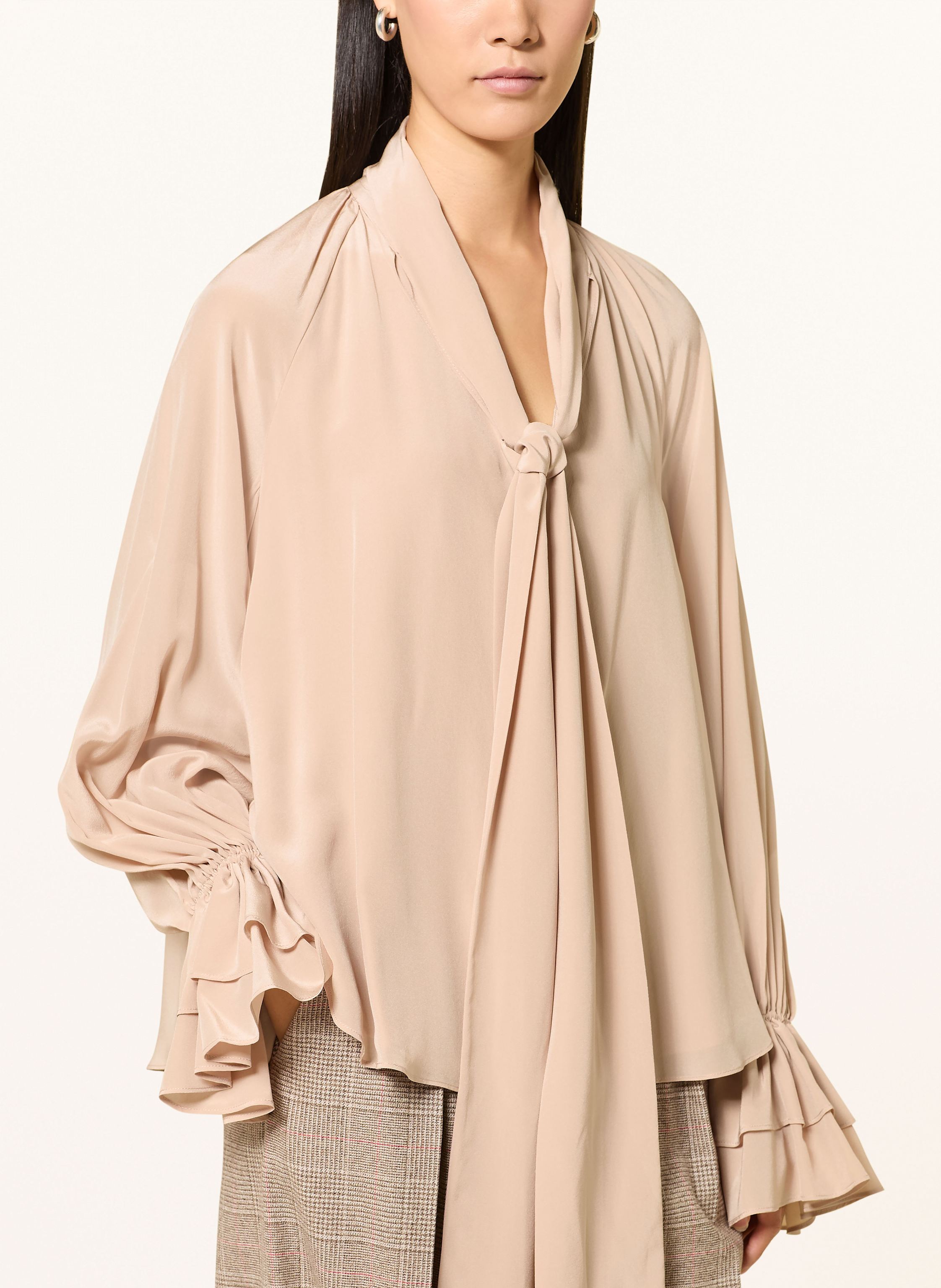 Thumbnail - Sly 010 Schluppenbluse Rozina Aus Seide rosa