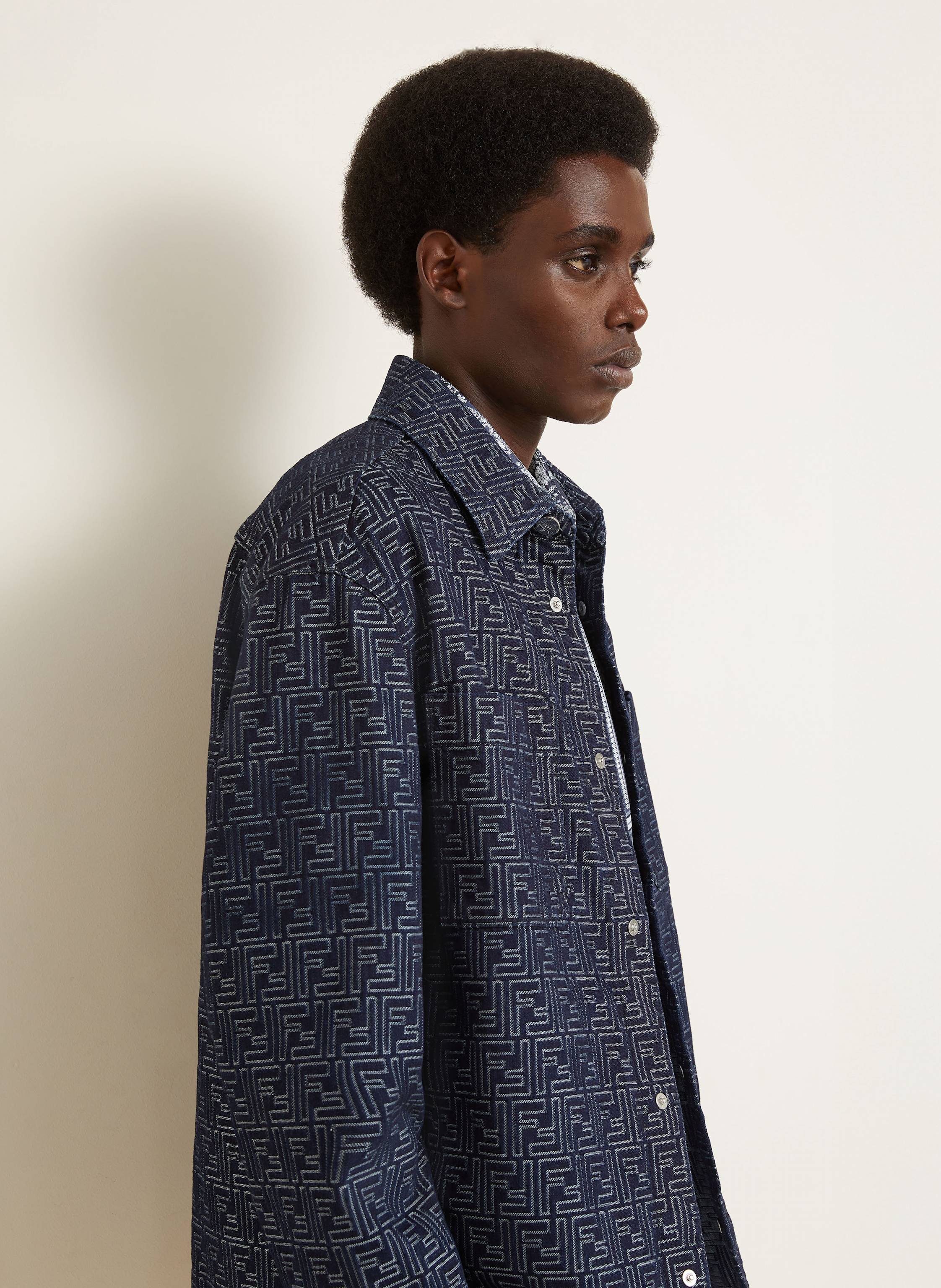 Thumbnail - Fendi Jeans-Overjacket blau