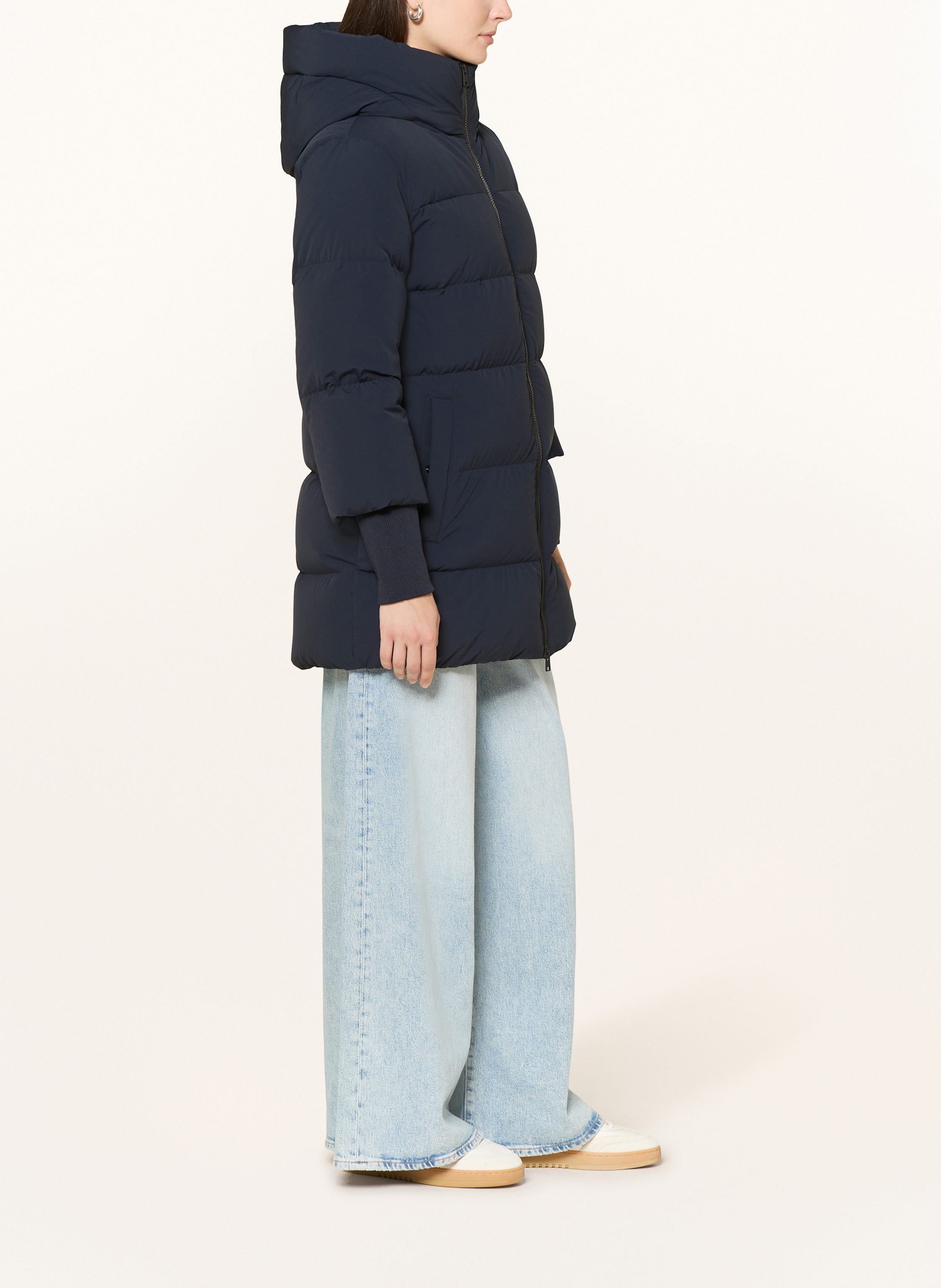 Thumbnail - Woolrich Daunenmantel blau