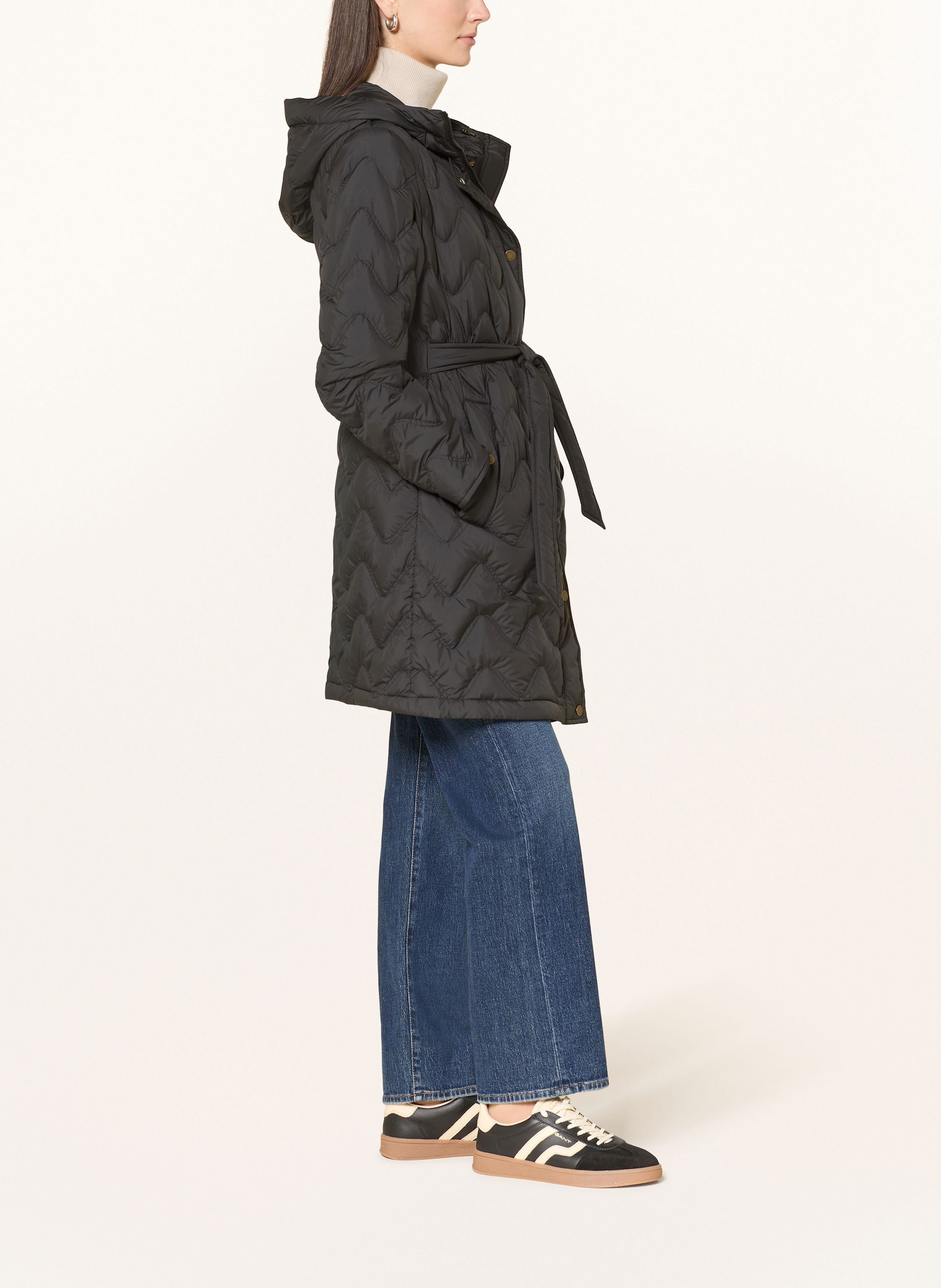 Thumbnail - Woolrich Daunenmantel Heritage schwarz