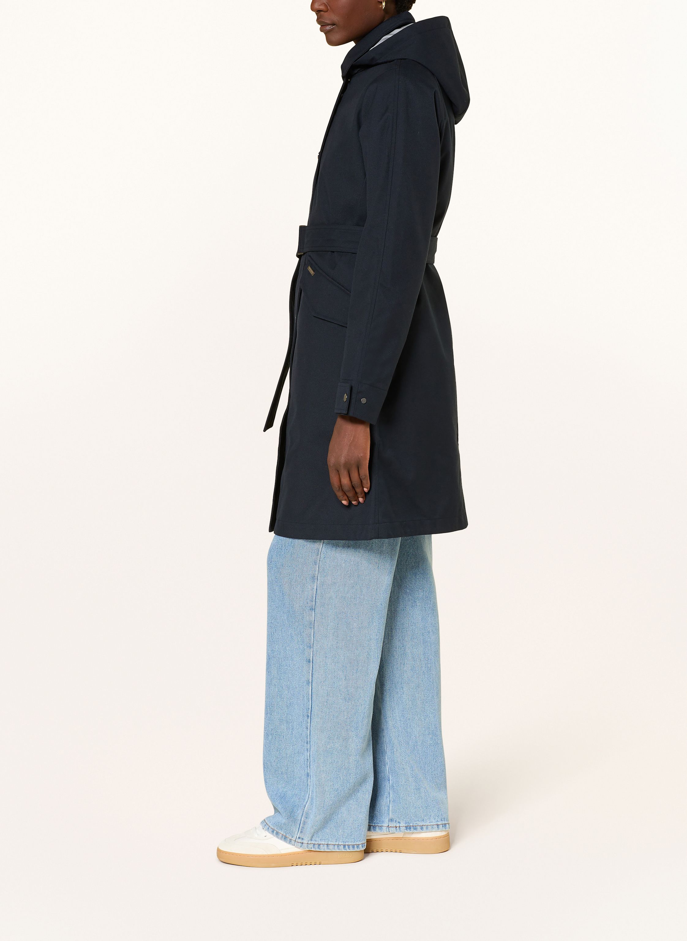 Thumbnail - Woolrich Mantel Mit Abnehmbarer Kapuze blau