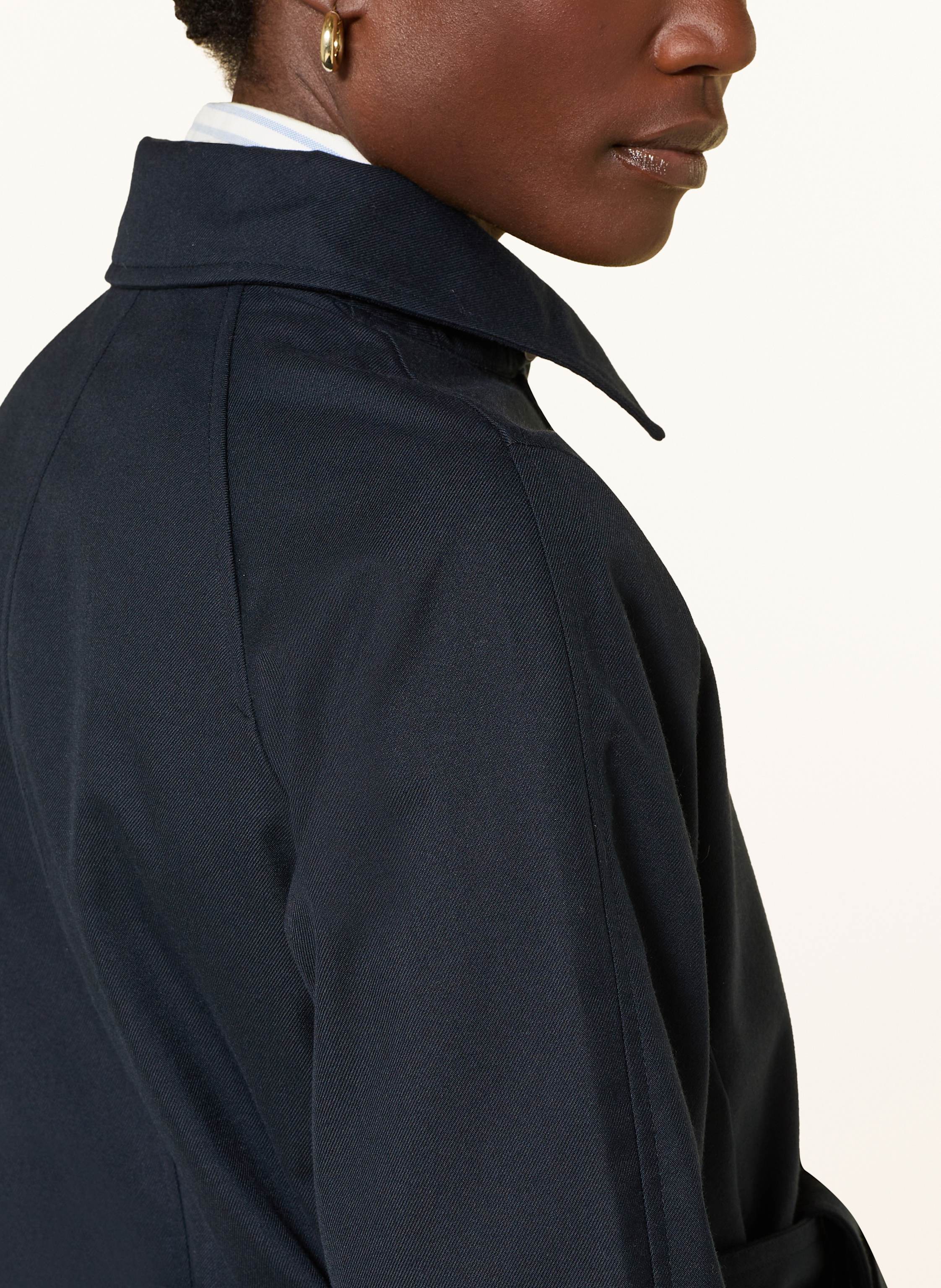 Thumbnail - Woolrich Mantel Mit Abnehmbarer Kapuze blau