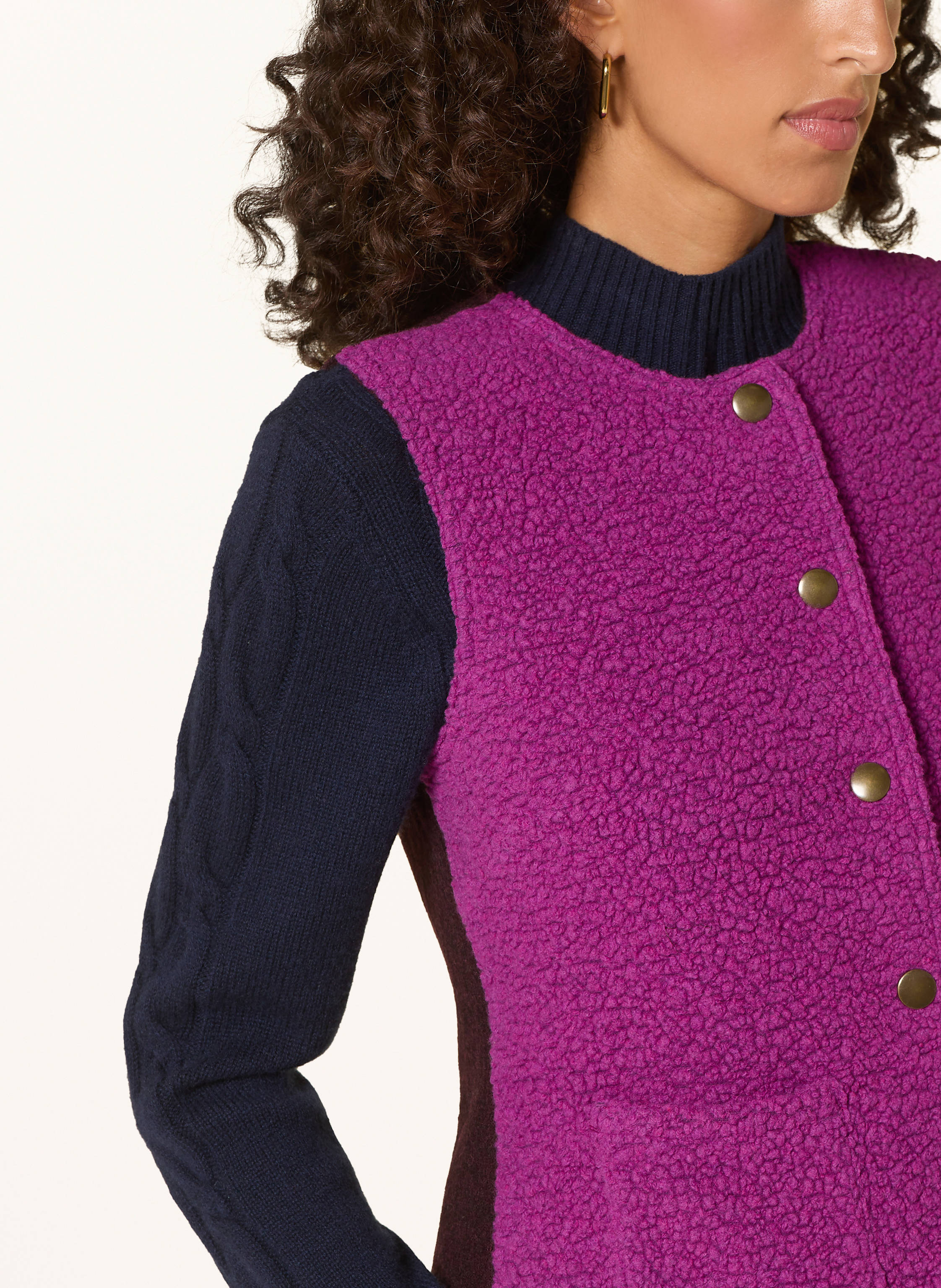 Thumbnail - Grasegger Teddyfell-Weste pink