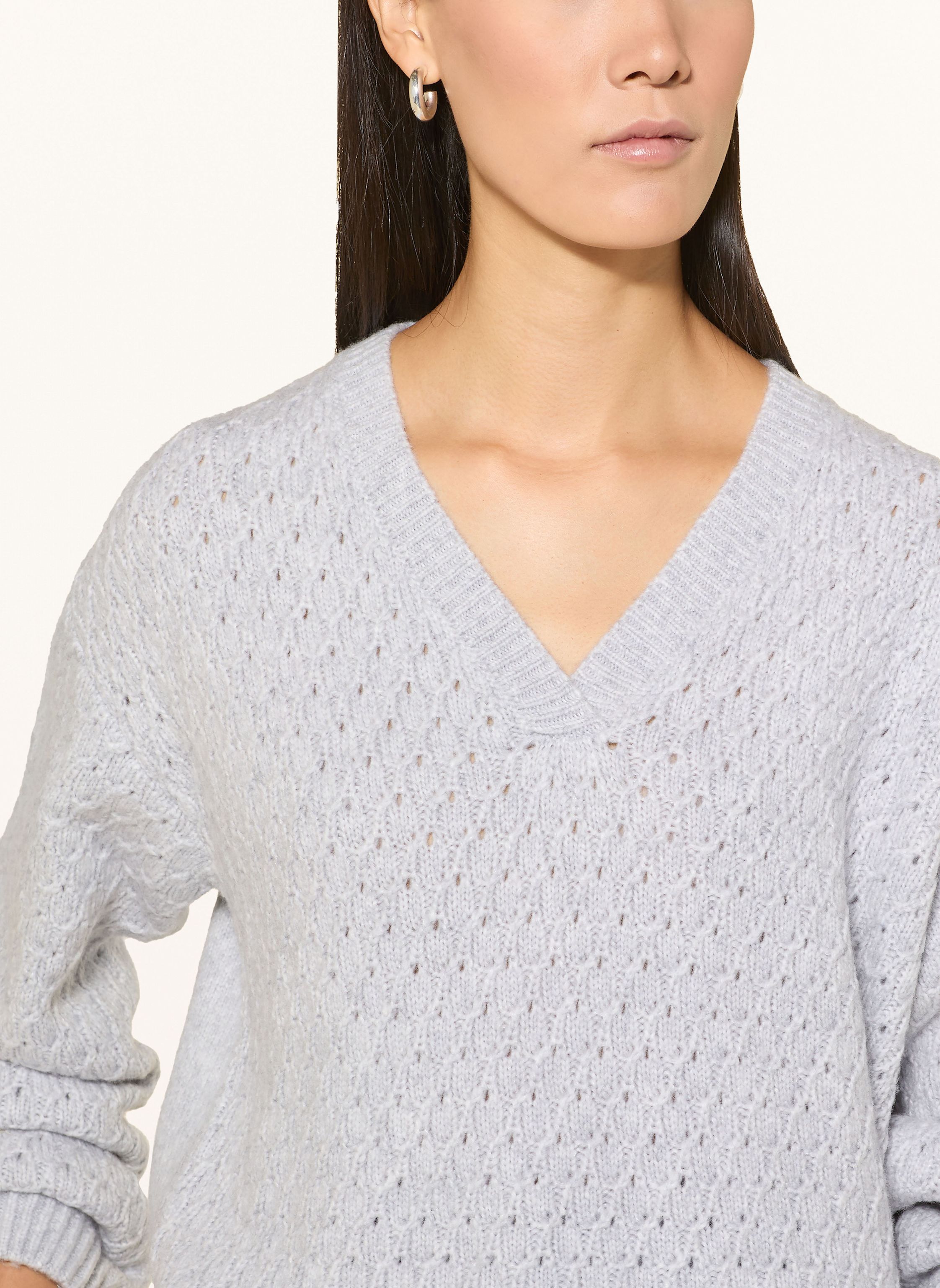 Thumbnail - Cinque Pullover Cijula Aus Merinowolle grau