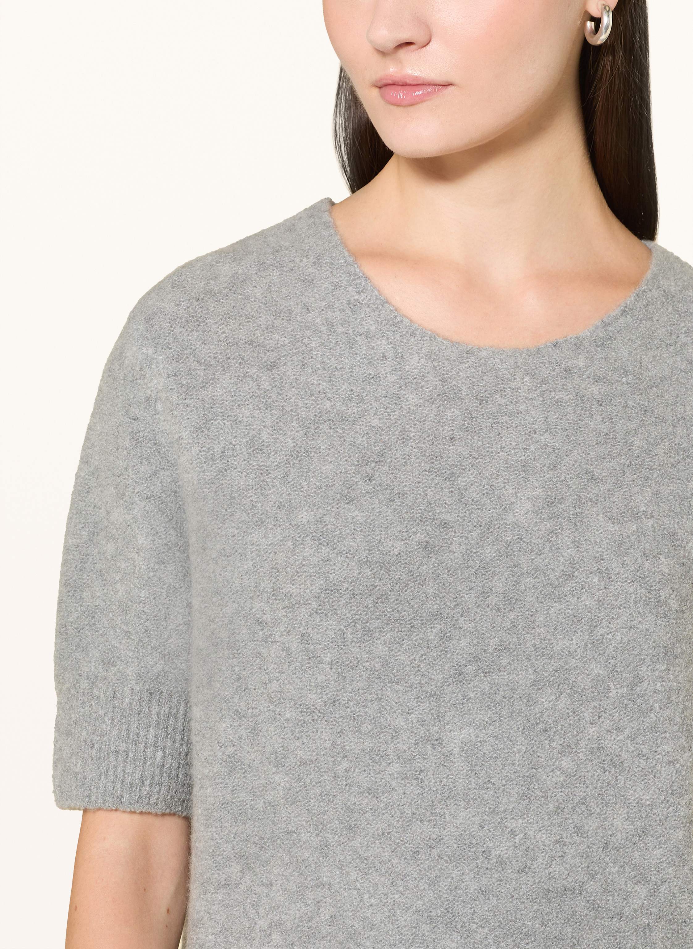 Thumbnail - (The Mercer) N.Y. Cashmere-Pullover Aus Bouclé grau