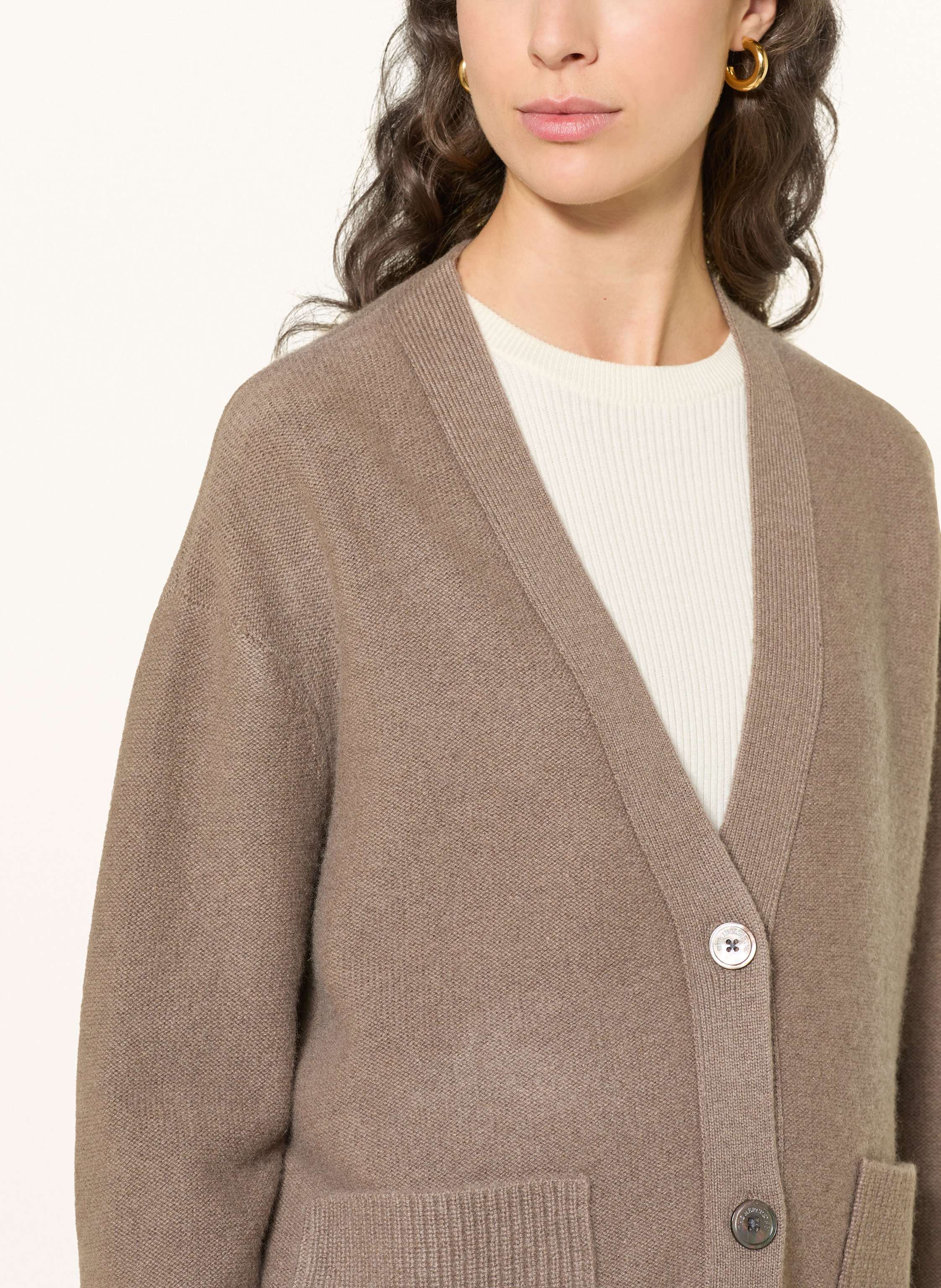 Thumbnail - (The Mercer) N.Y. Strickjacke Aus Cashmere beige