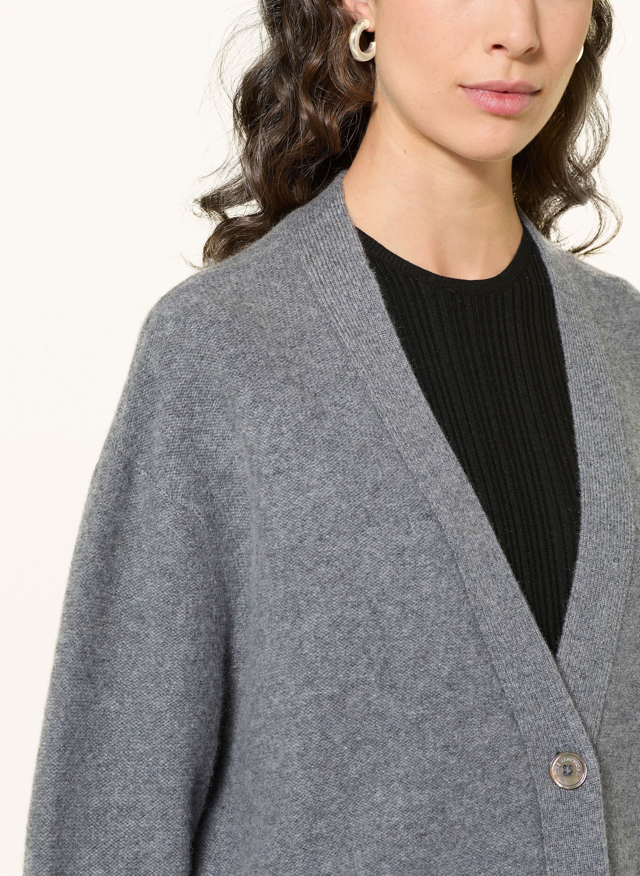 Thumbnail - (The Mercer) N.Y. Strickjacke Aus Cashmere grau