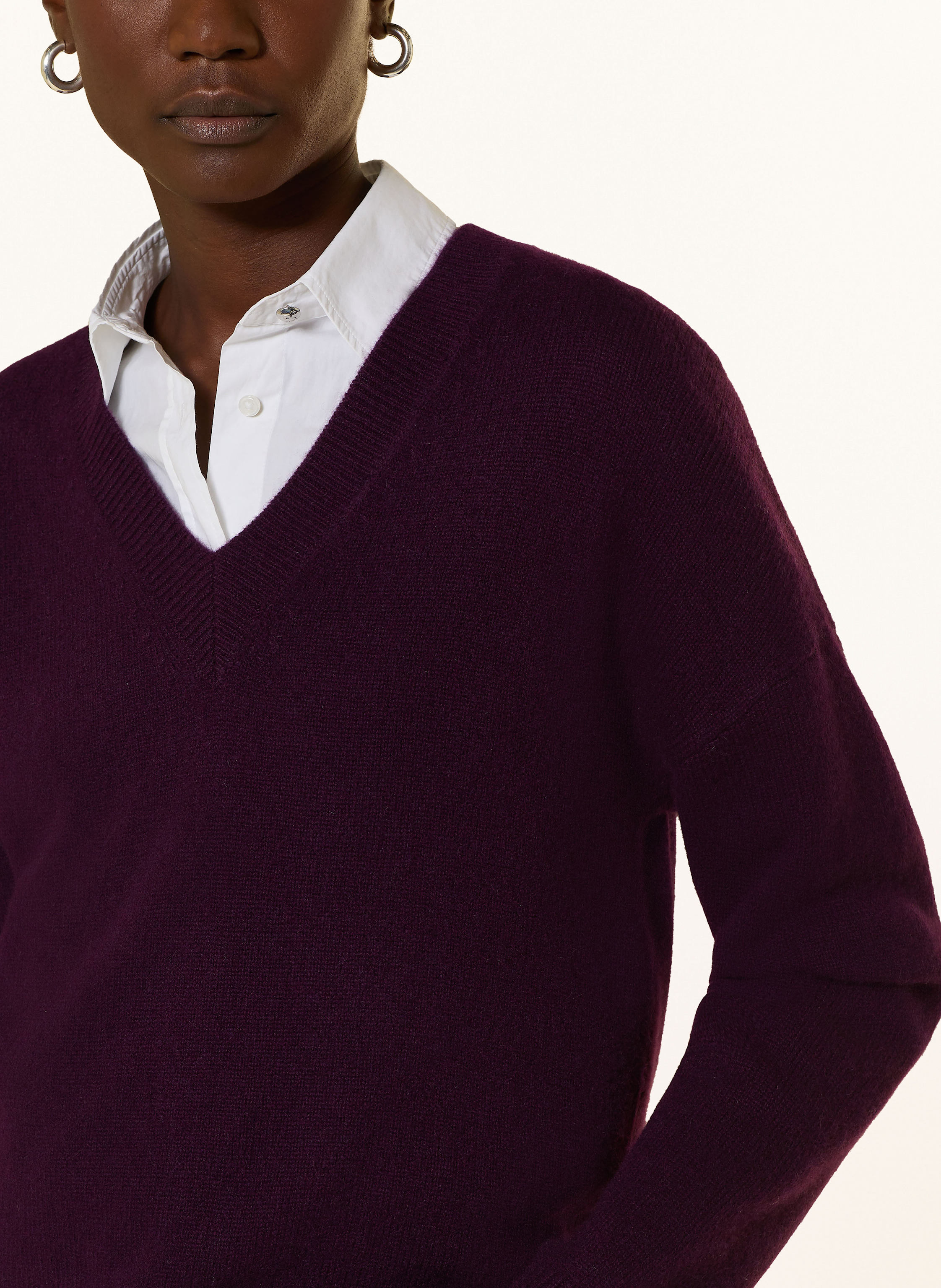 Thumbnail - (The Mercer) N.Y. Pullover Aus Cashmere lila
