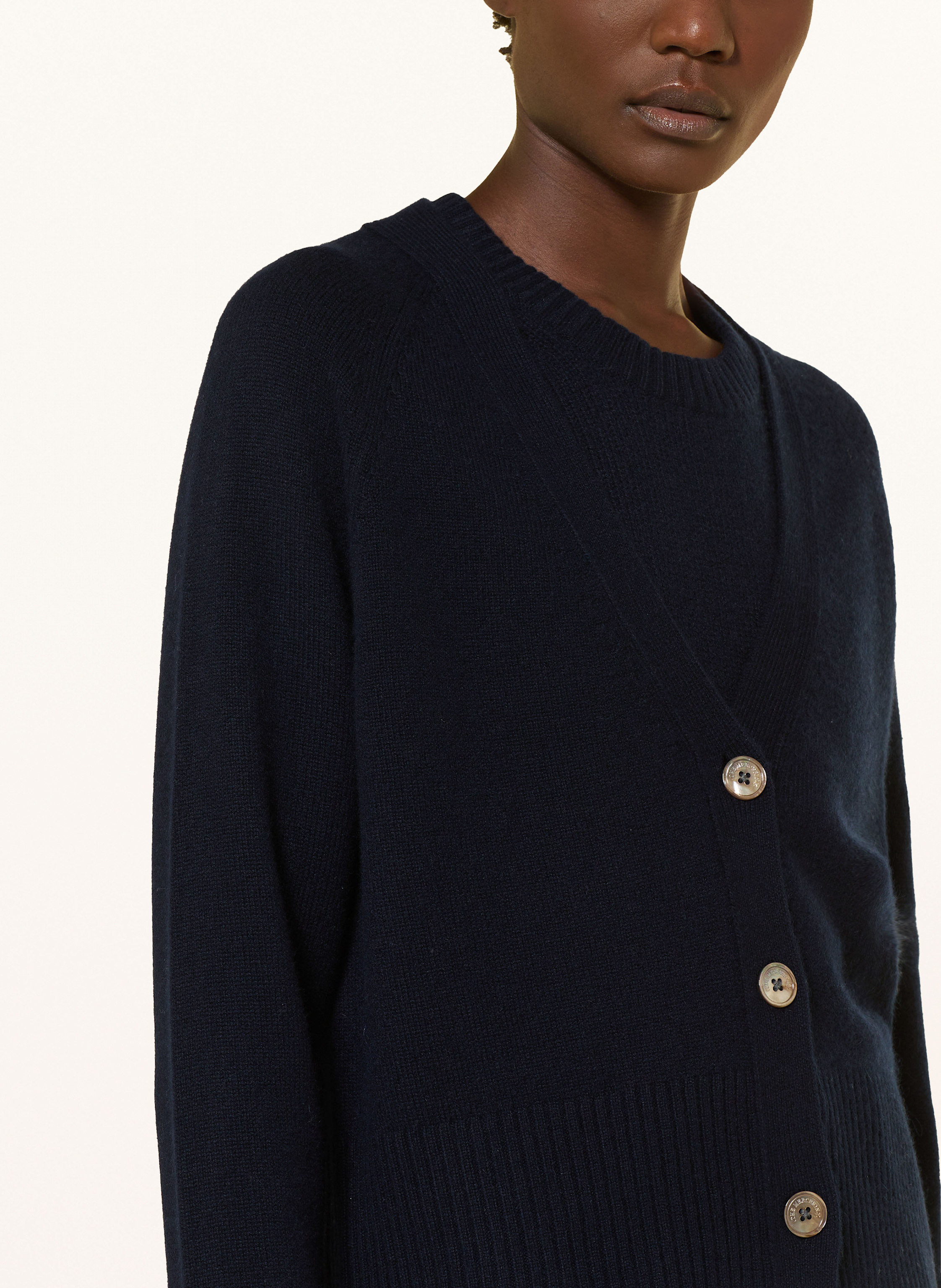 Thumbnail - (The Mercer) N.Y. Strickjacke Aus Cashmere blau