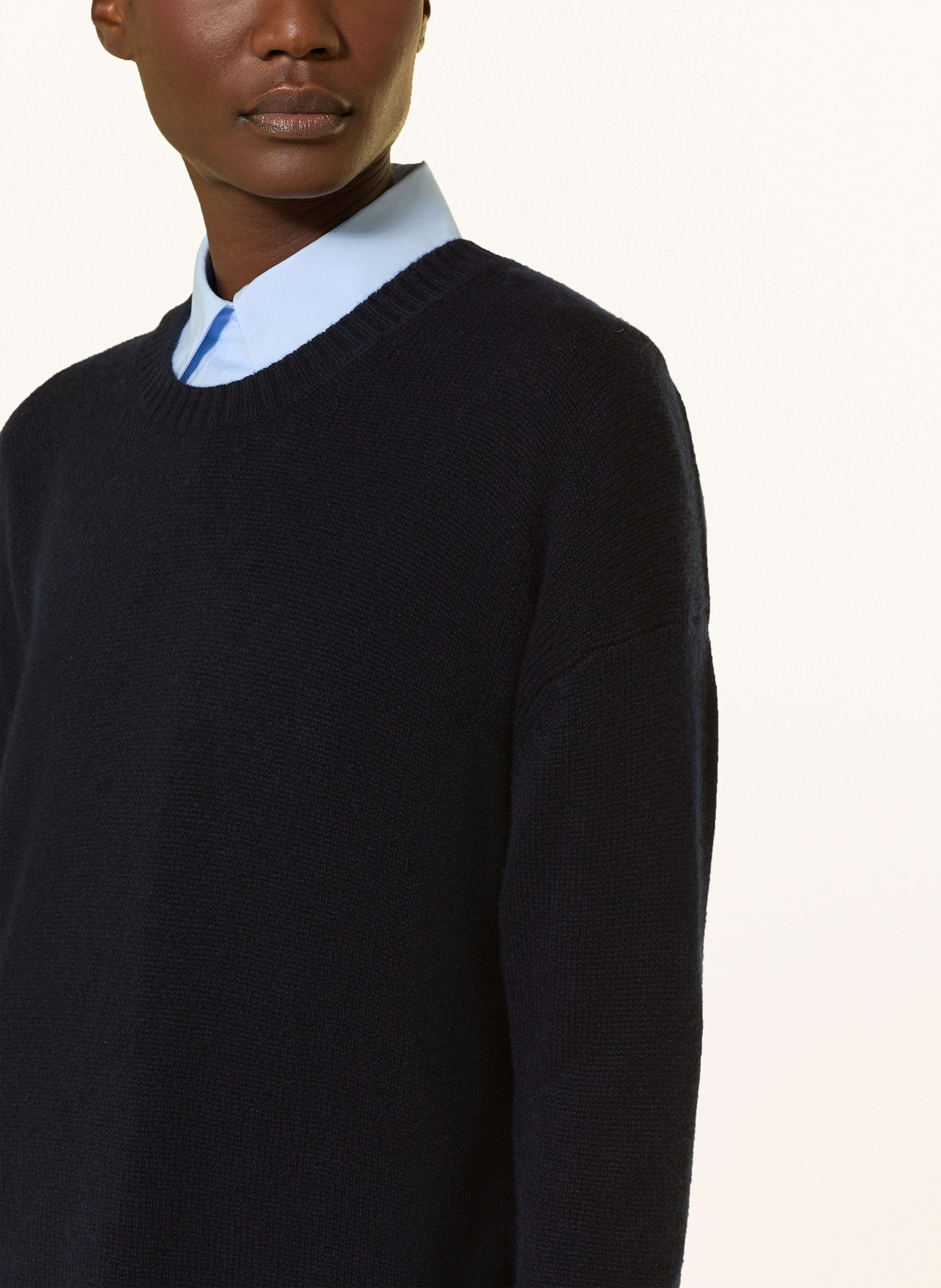 Thumbnail - (The Mercer) N.Y. Cashmere-Pullover blau