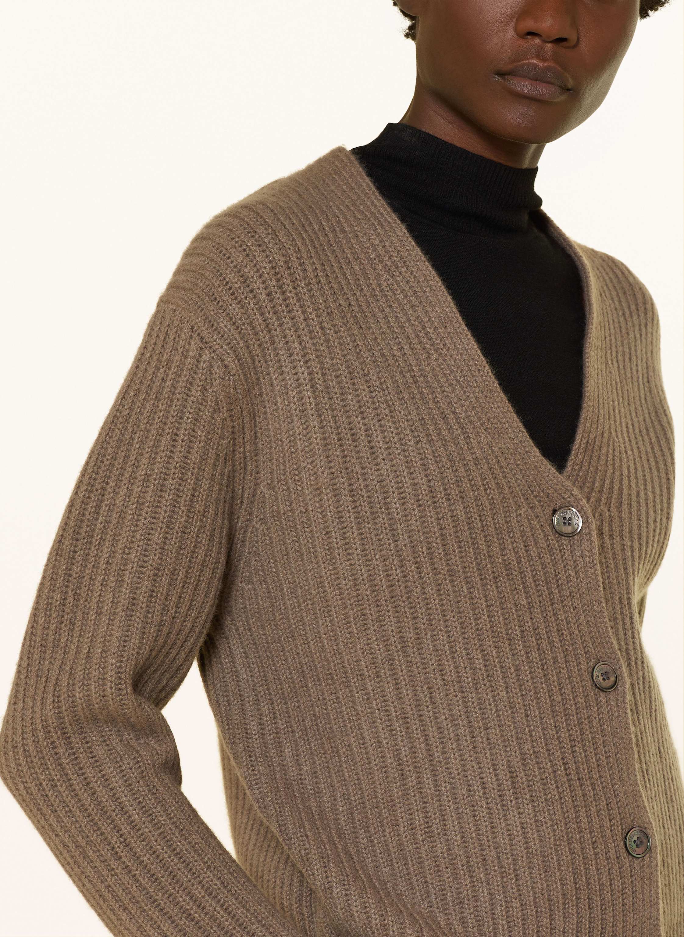 Thumbnail - (The Mercer) N.Y. Strickjacke Aus Cashmere beige