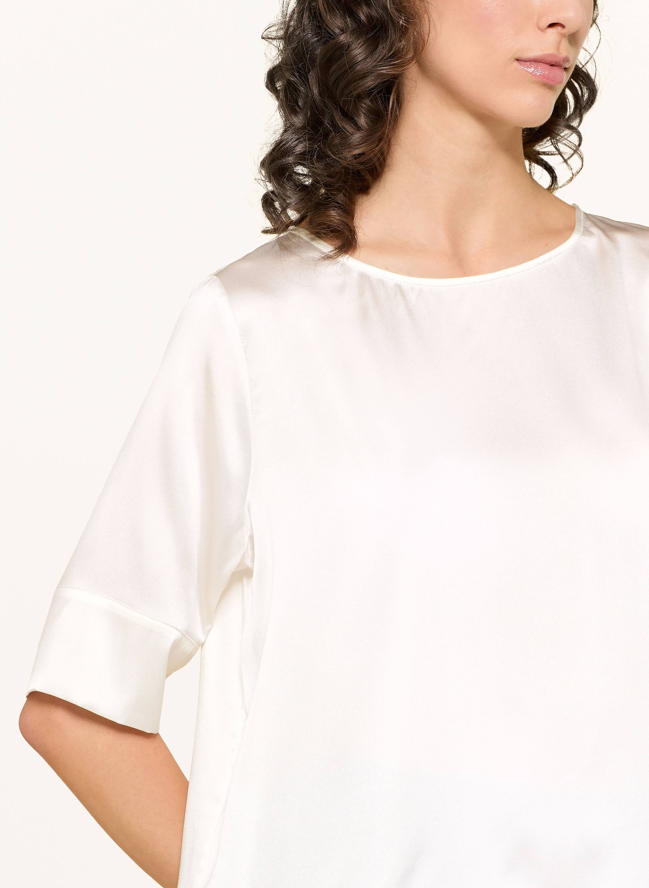 Thumbnail - (The Mercer) N.Y. Blusenshirt Aus Seide Mit 3/4-Arm weiss