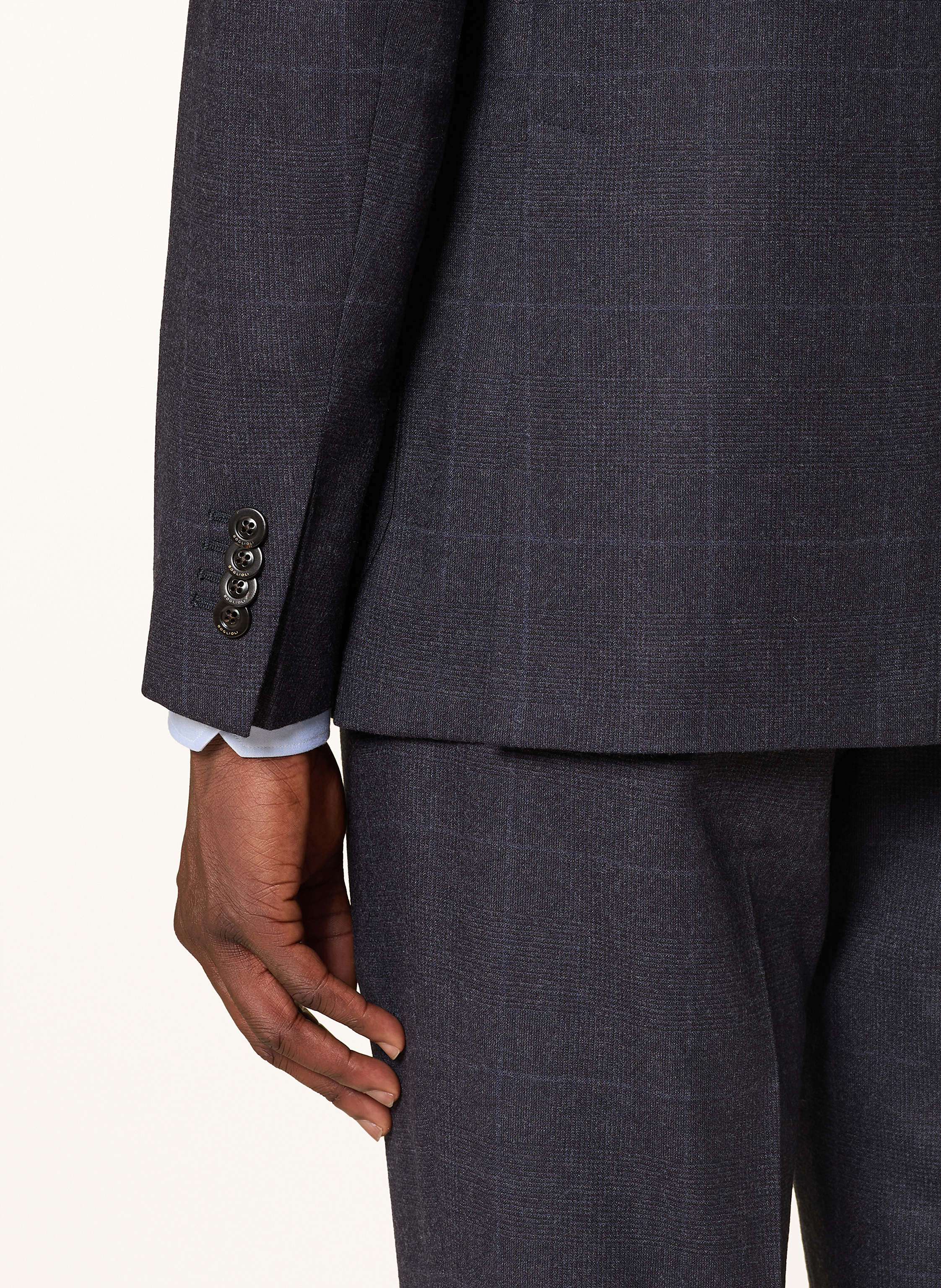 Thumbnail - Boglioli Anzug Extra Slim Fit blau