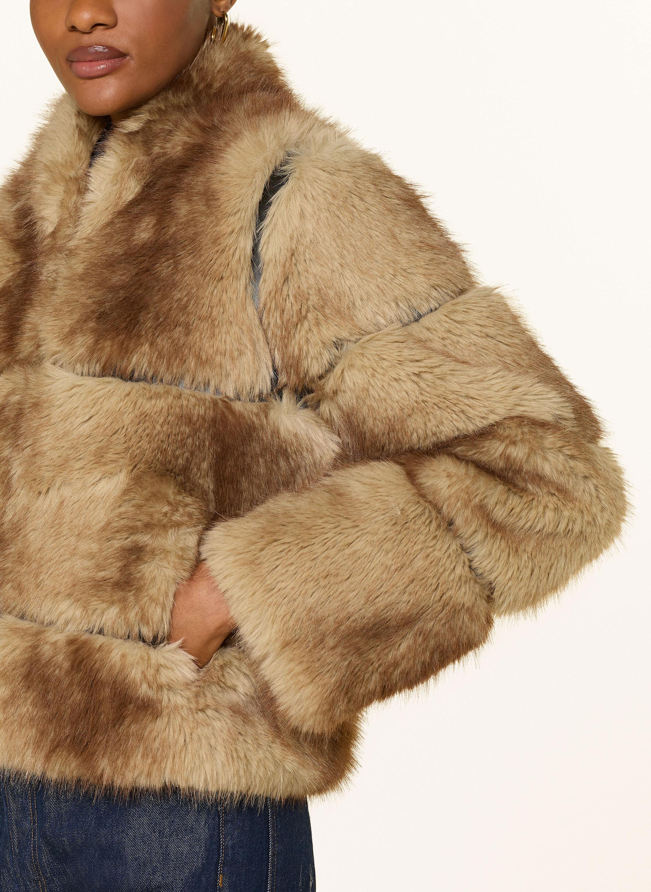 Thumbnail - Apparis Kunstfell-Jacke Sai braun