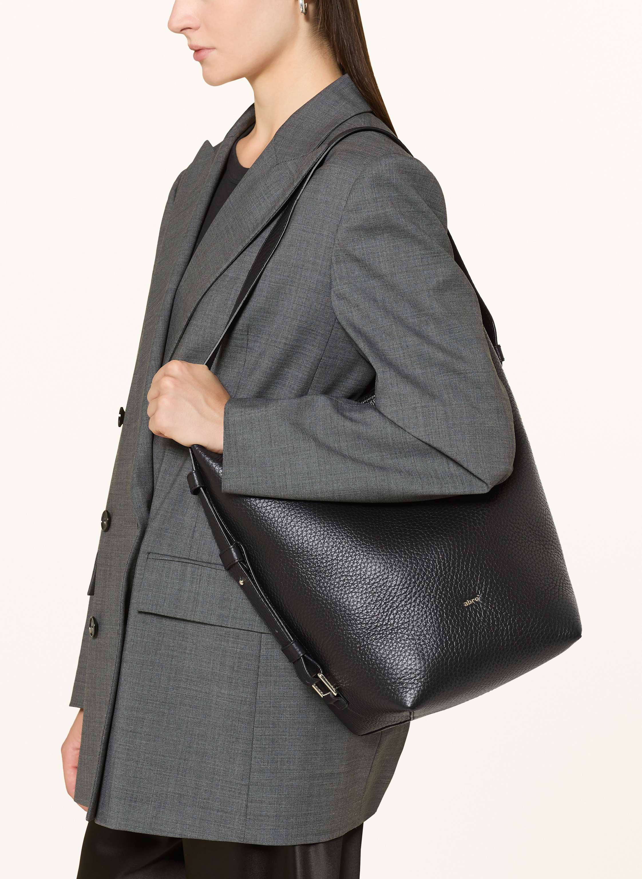 Thumbnail - Abro Beuteltasche Cosmo Mit Pouch schwarz