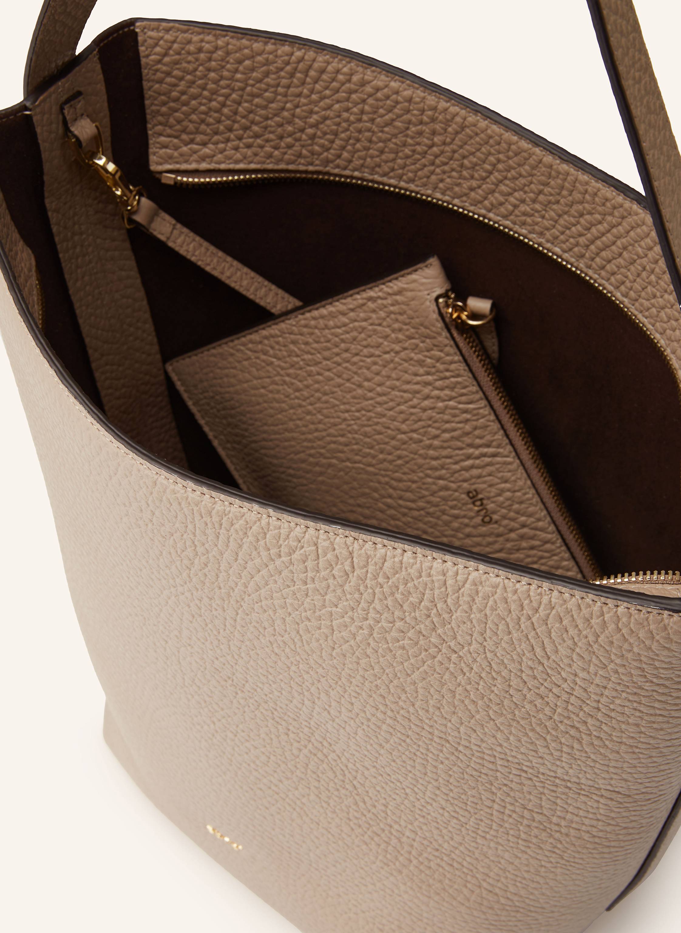 Thumbnail - Abro Beuteltasche Cosmo Mit Pouch braun