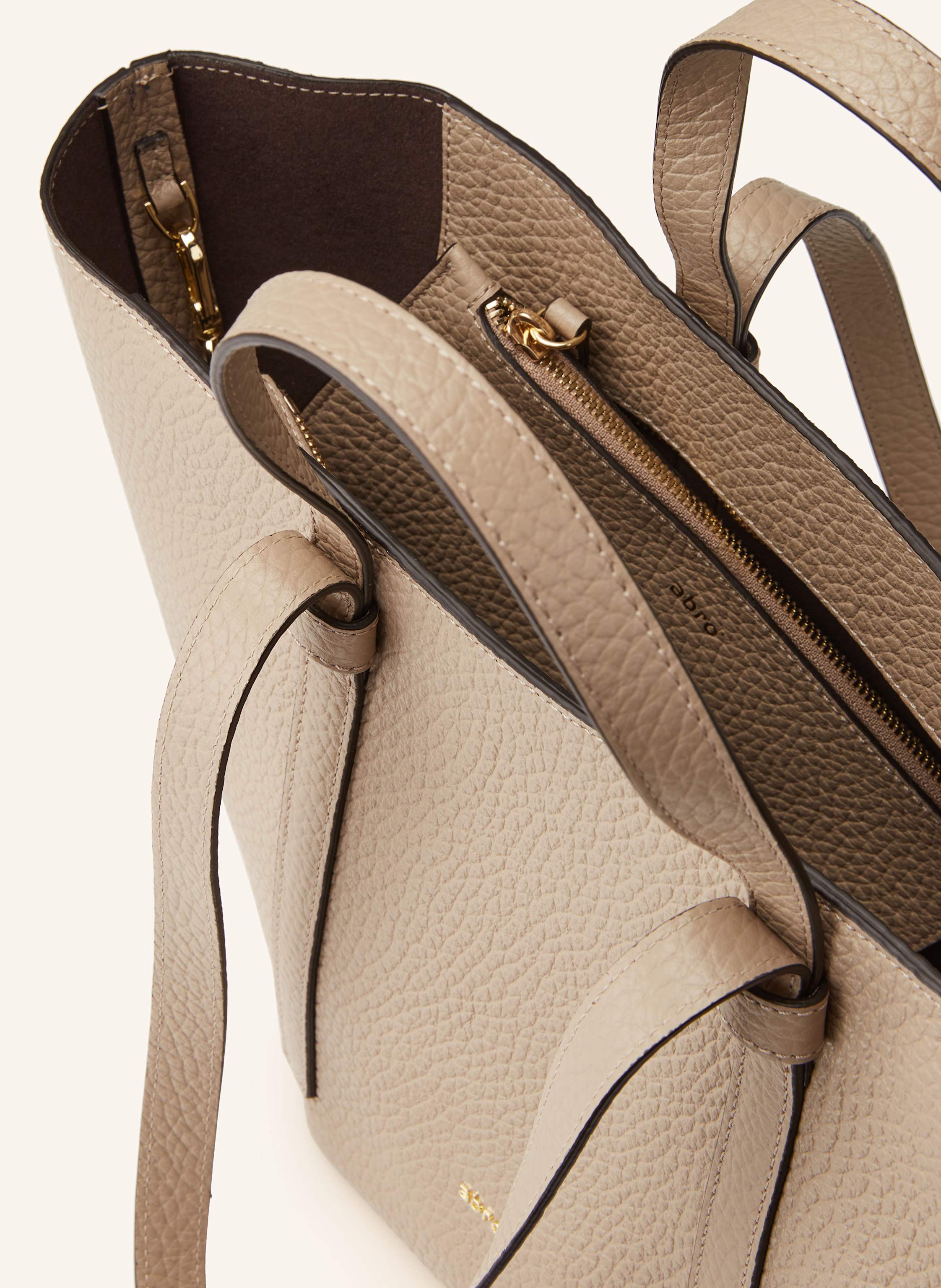 Thumbnail - Abro Shopper Cosmo Medium Mit Pouch braun