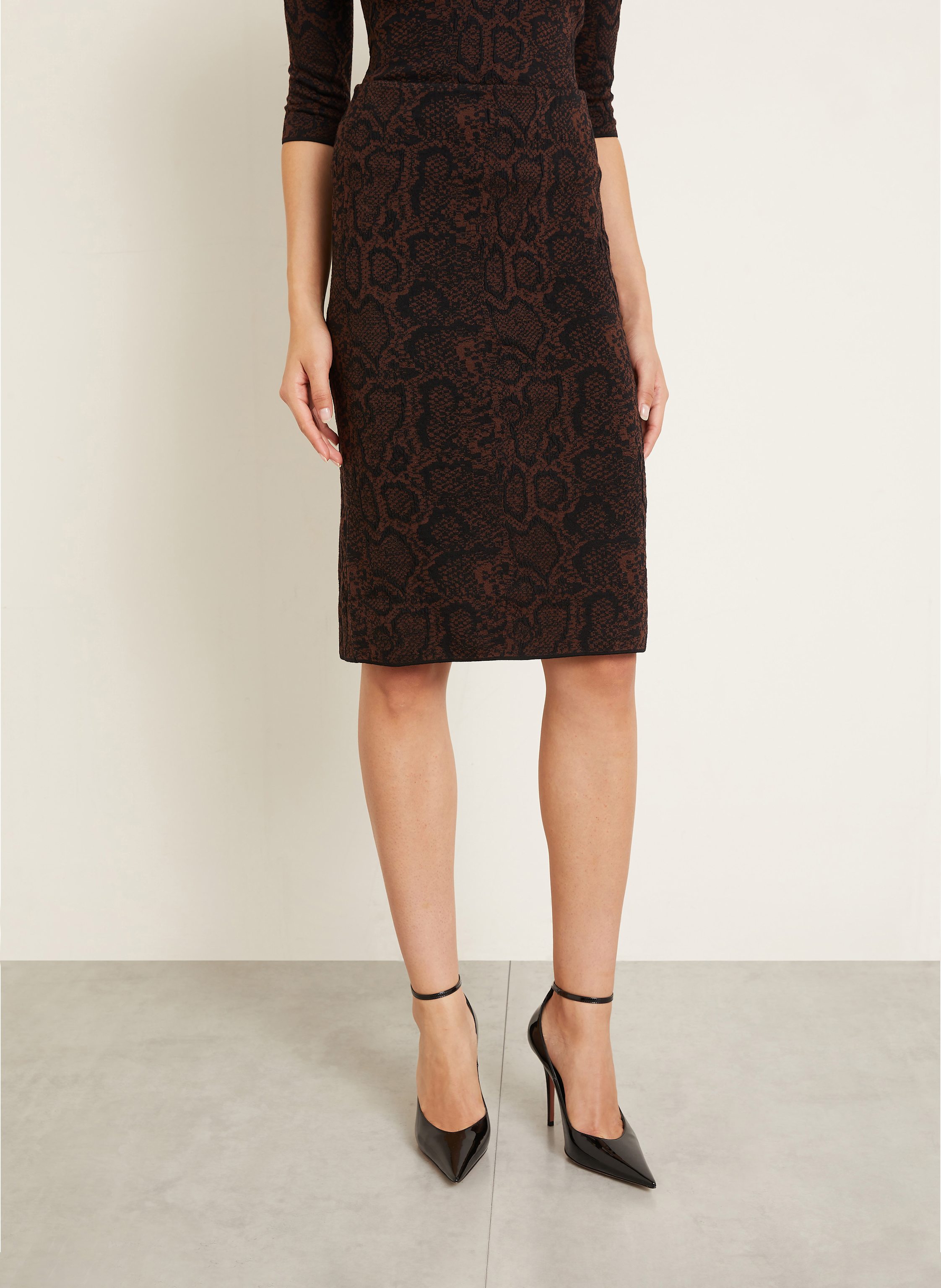 Thumbnail - Stella Mccartney Strickrock braun