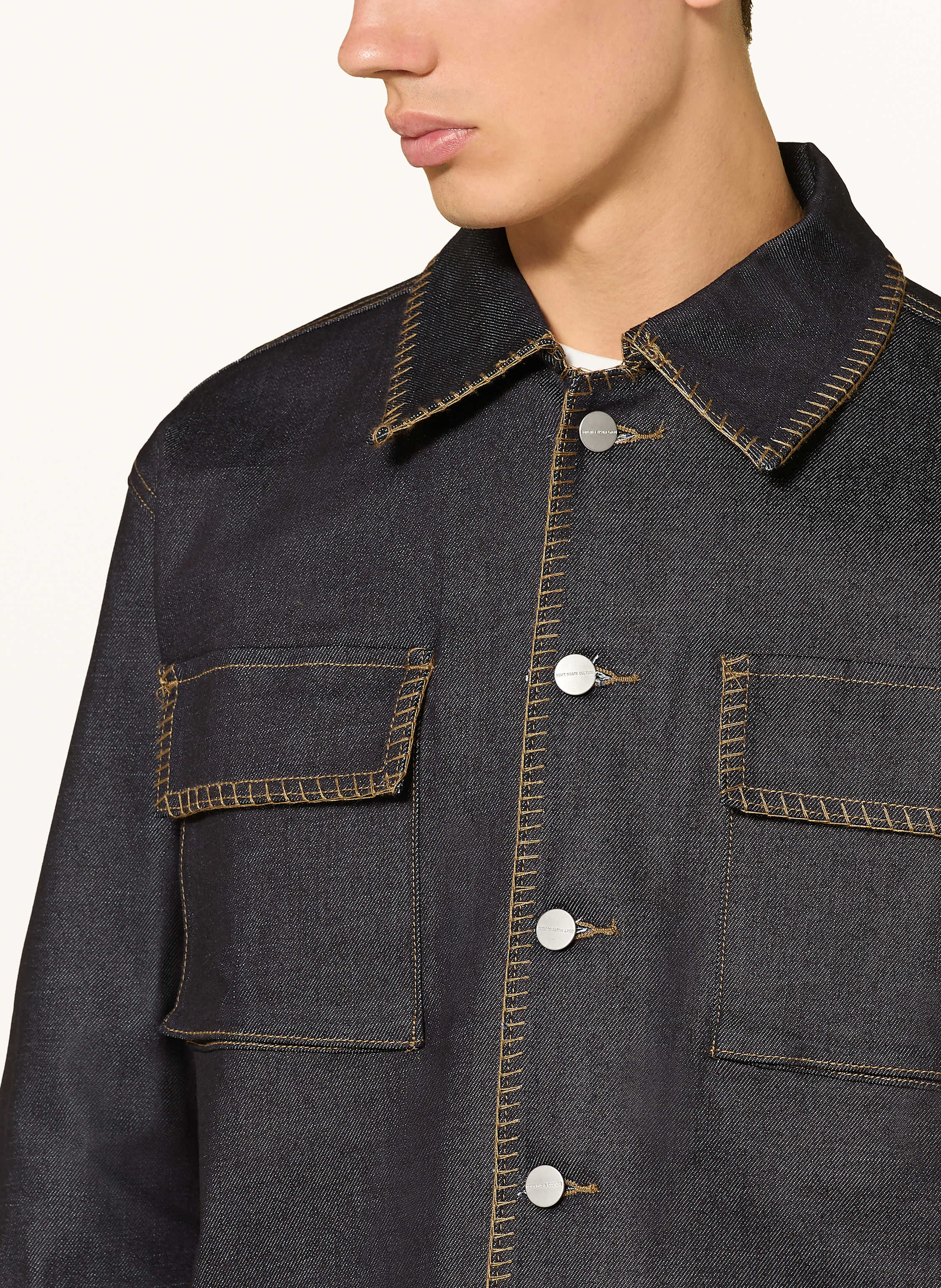 Thumbnail - Don't Waste Culture Jeansjacke Malis blau