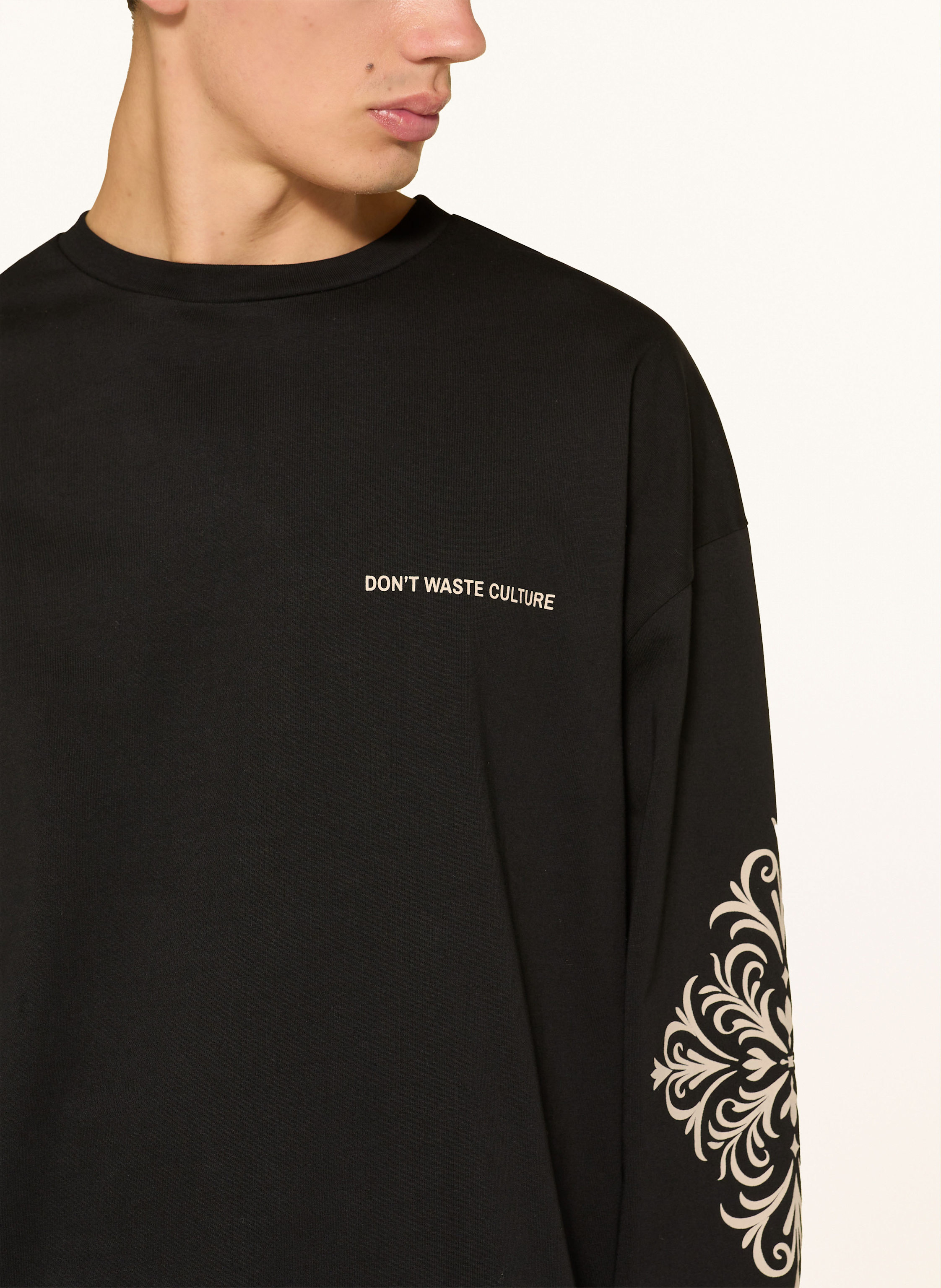 Thumbnail - Don't Waste Culture Longsleeve Thandor schwarz